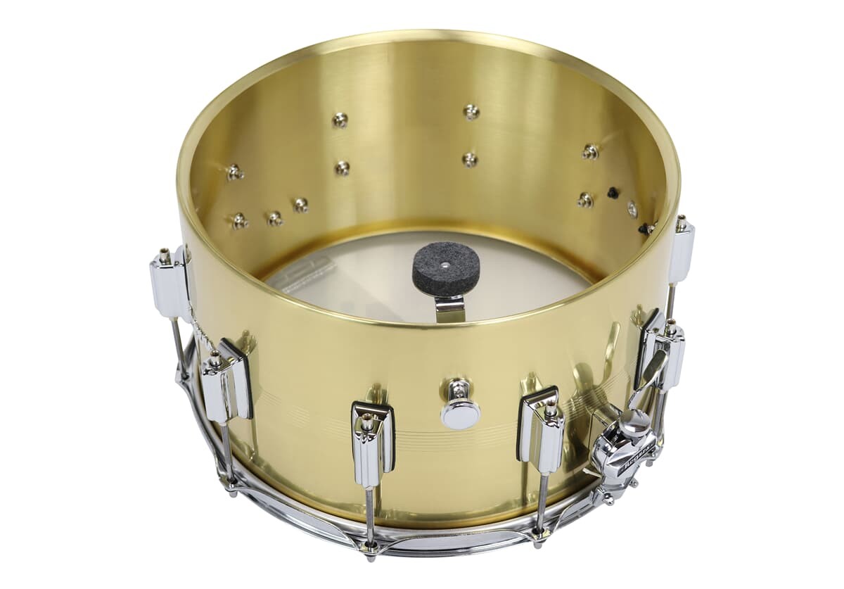Rogers 14x8 Super Ten 7 Natural Brass Rogers 14x8 Super Ten 7 Natural Brass
