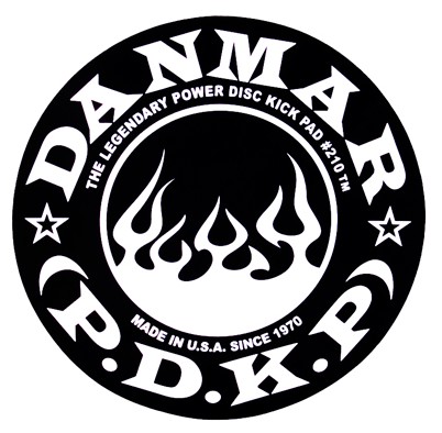 Danmar 210FL1 Bassdrum Kickpad "Flame" Singlepedal