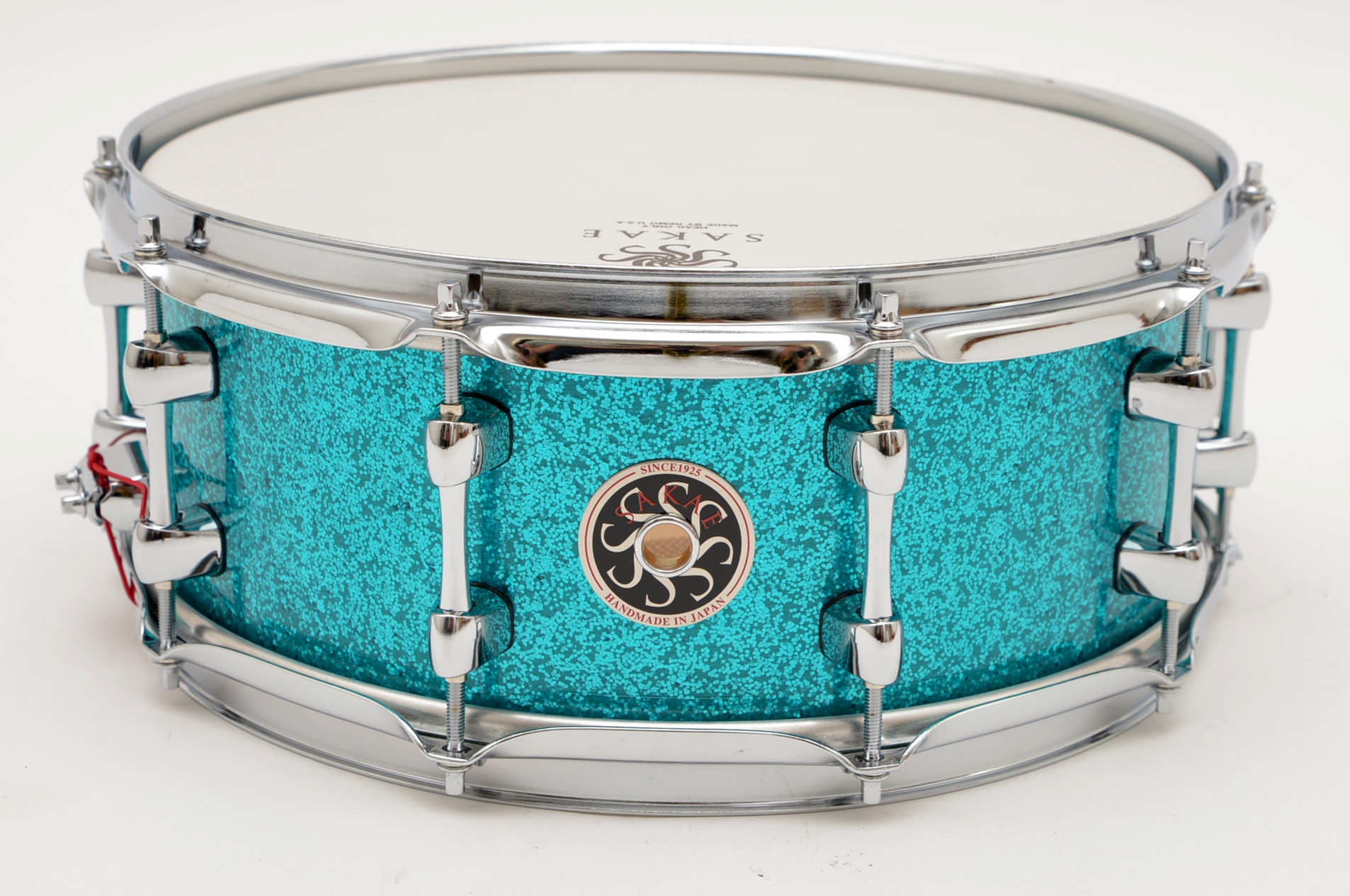 SAKAE Maple Snare 14x5,5 Turquoise Champagne
