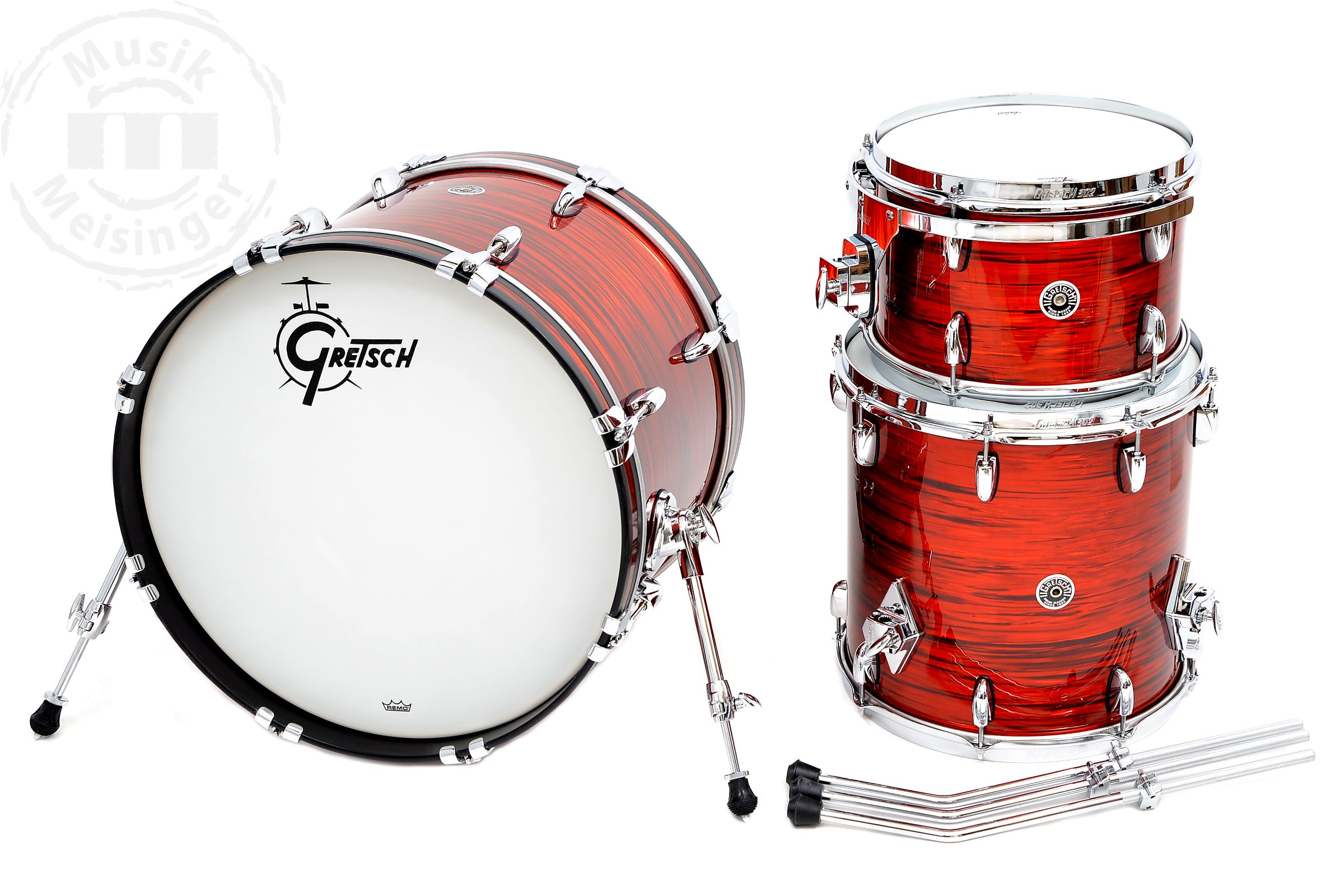 Gretsch USA Brooklyn 20x14/12x8/14x14 Orange Oyster