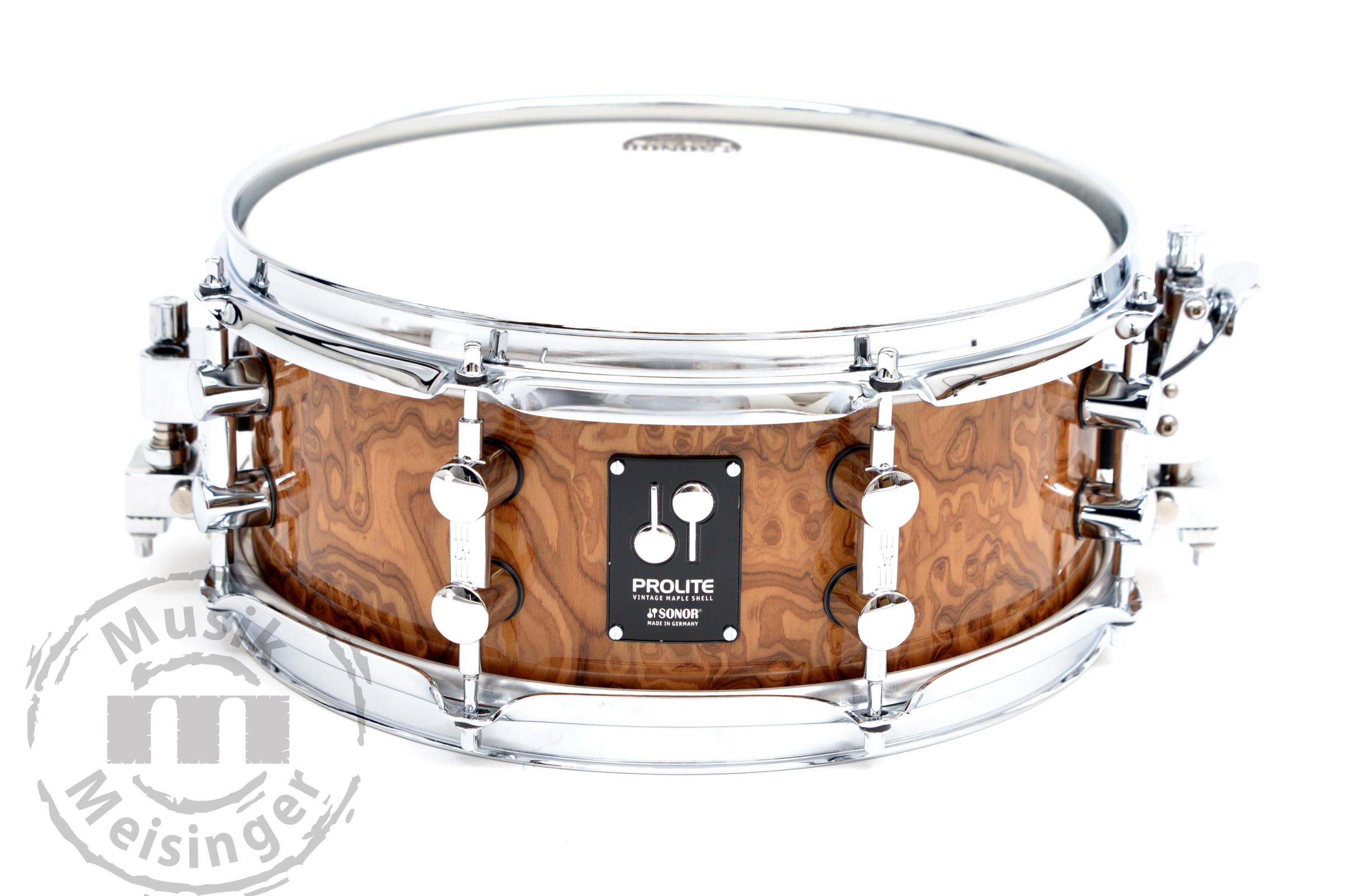 Sonor ProLite 13x5 Snare Chocolate Burl