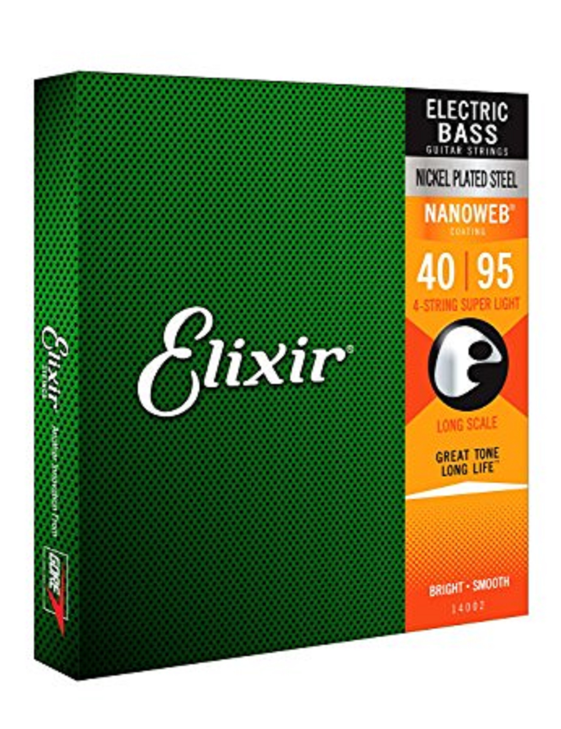 Elixir 14002 Nanoweb Super Light Bass 040-095
