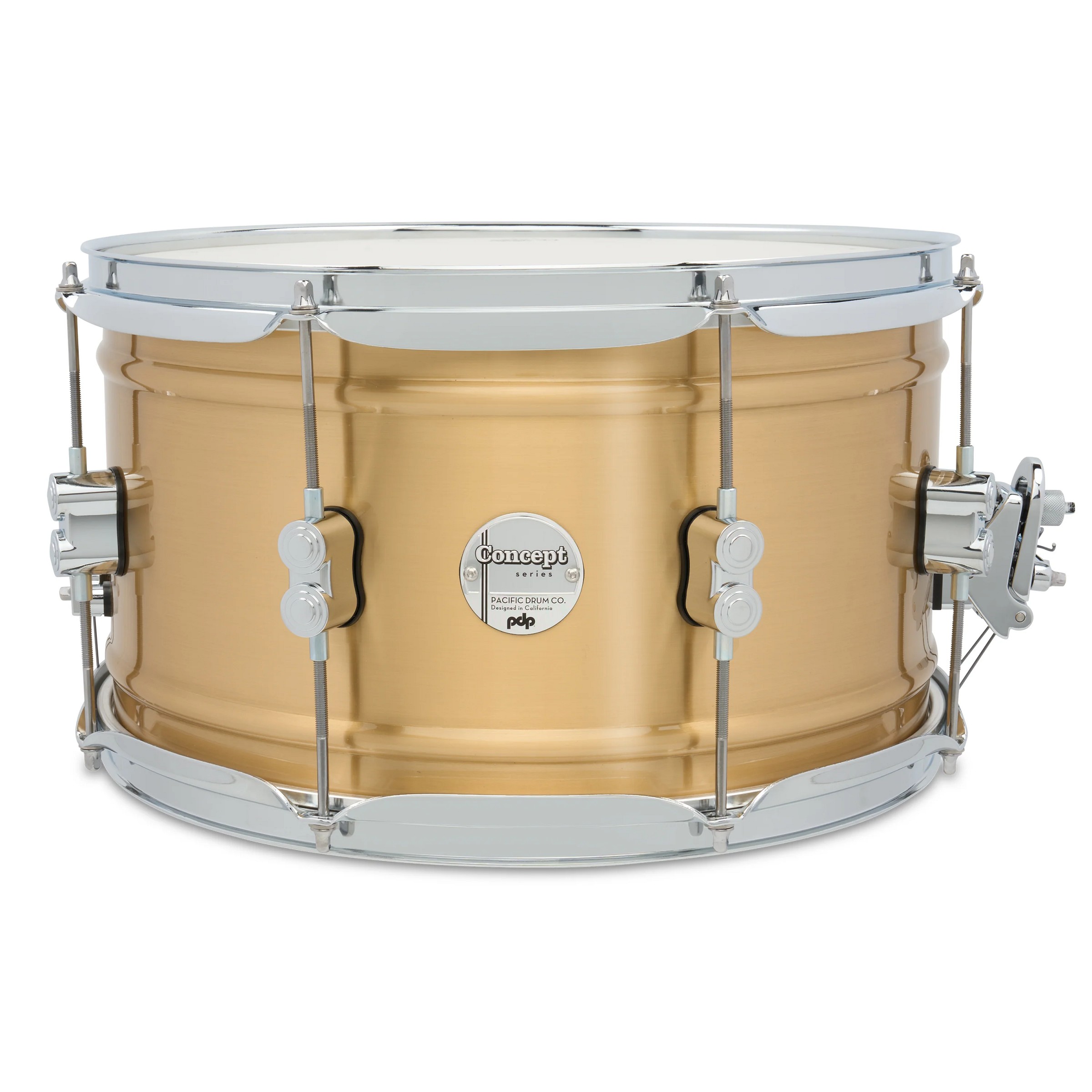 PDP Concept Brushed Brass Snare 14x8