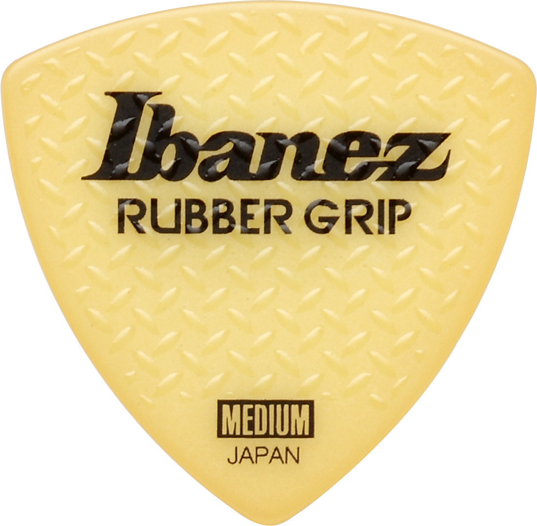 IBANEZ Pick Rubber Grip Yellow, Medium, 6 Stück