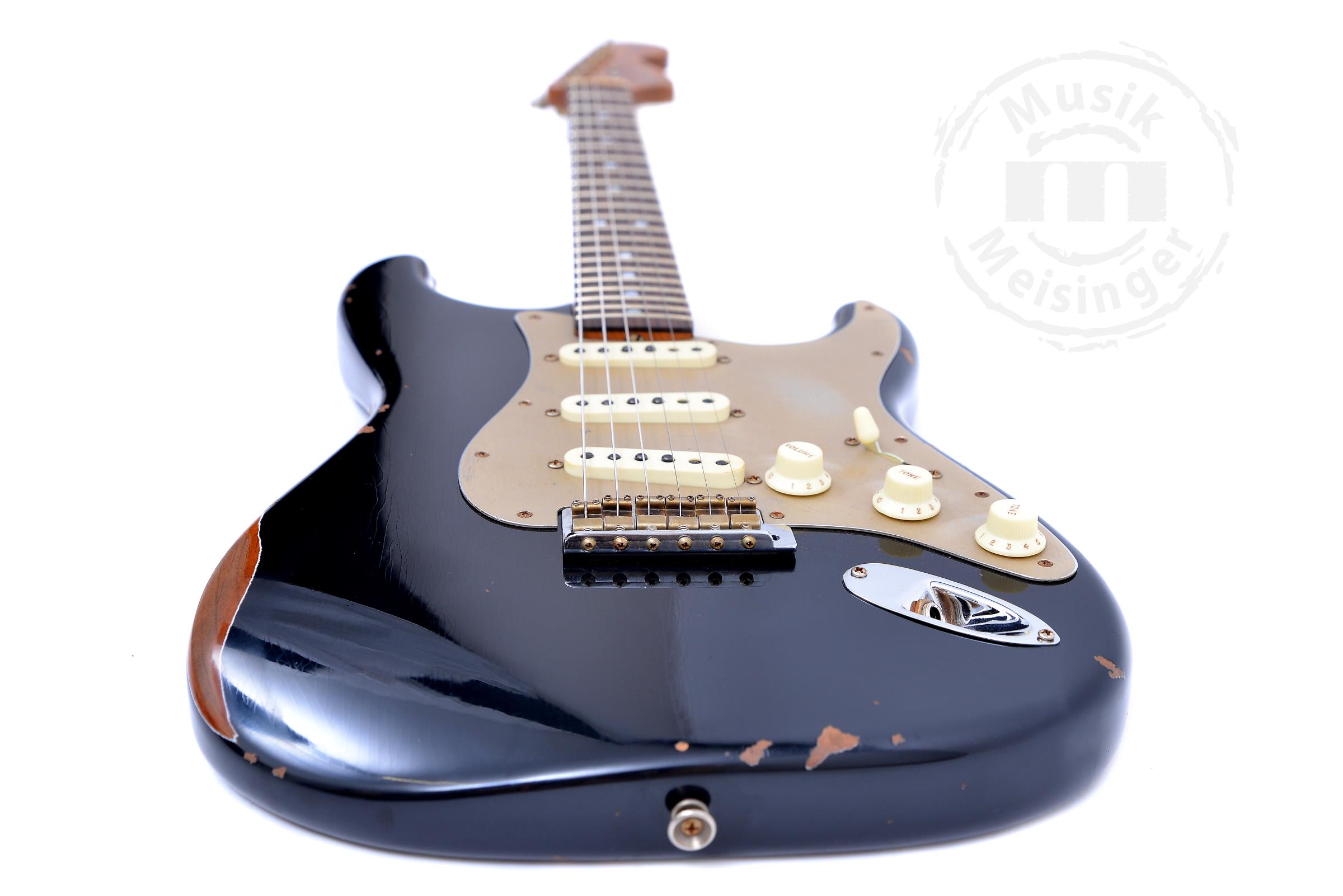 FENDER B3 LTD RSTD BIGHEAD STRAT REL - ABLK