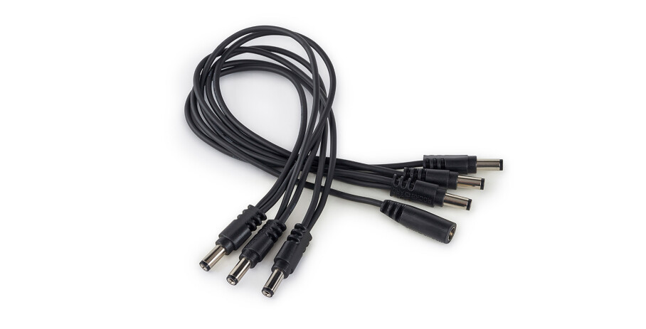 RockBoard Flat Daisy Chain Cable, Straight - 6 Outputs