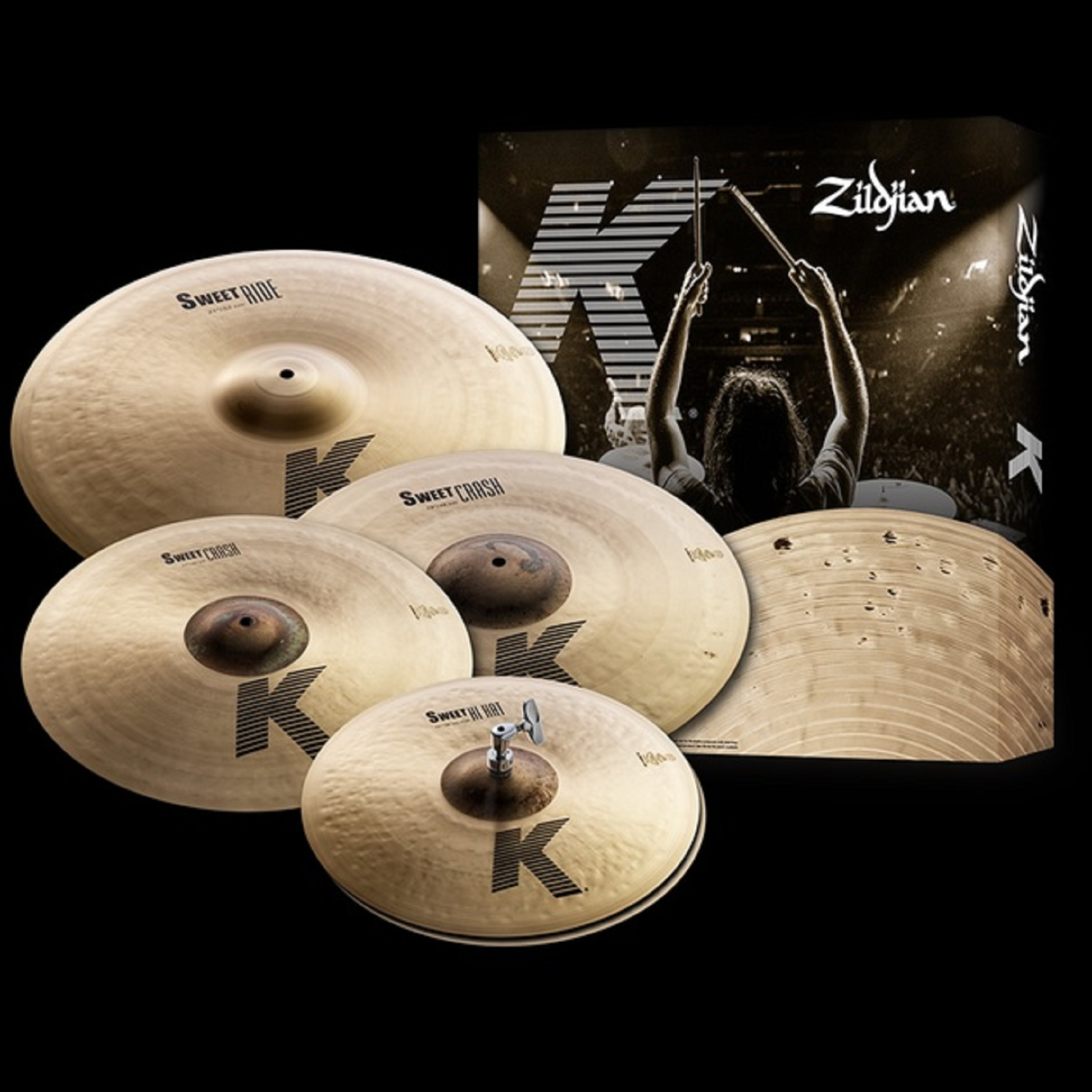 Zildjian K Sweet Beckenset 21R/17C/19C/15H