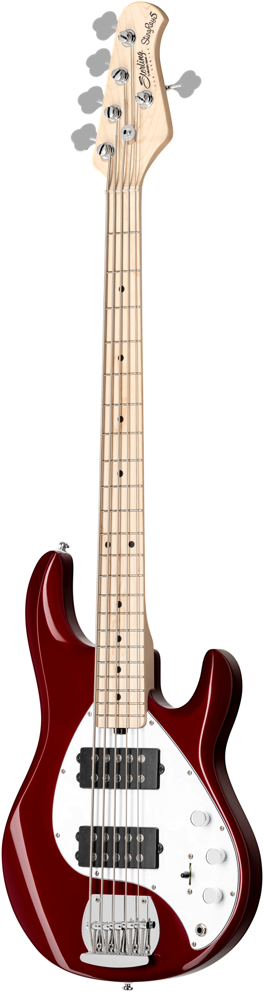 STERLING BY MUSIC MAN S.U.B. StingRay 5 MN Candy Apple Red