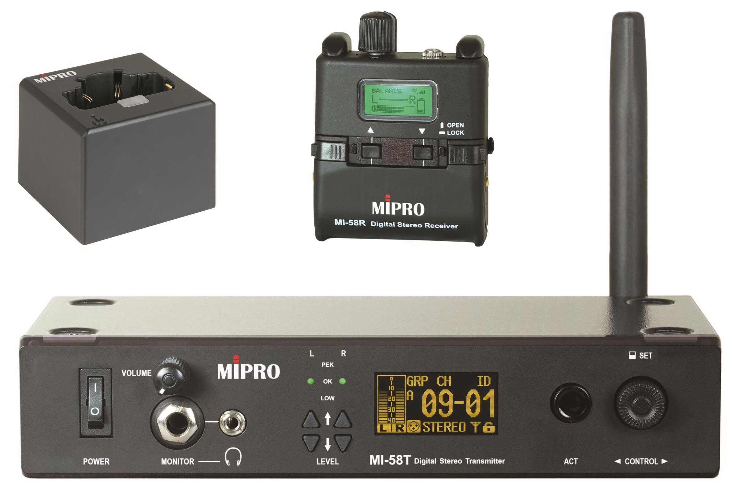 Mipro MI-58RT In-Ear Monitoring-Set 5,8 GHz