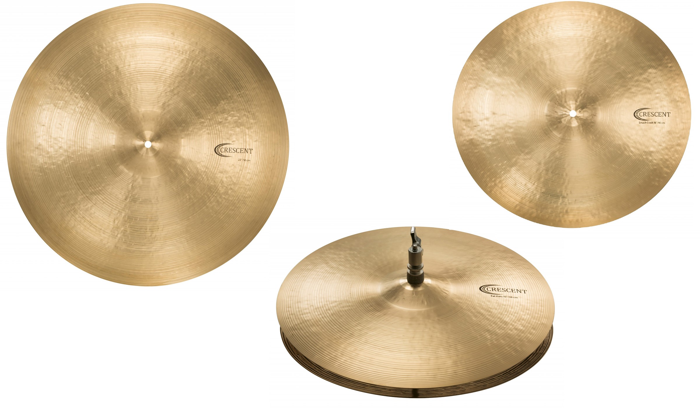 Sabian Crescent Stanton Moore Set 22R/15H/18C