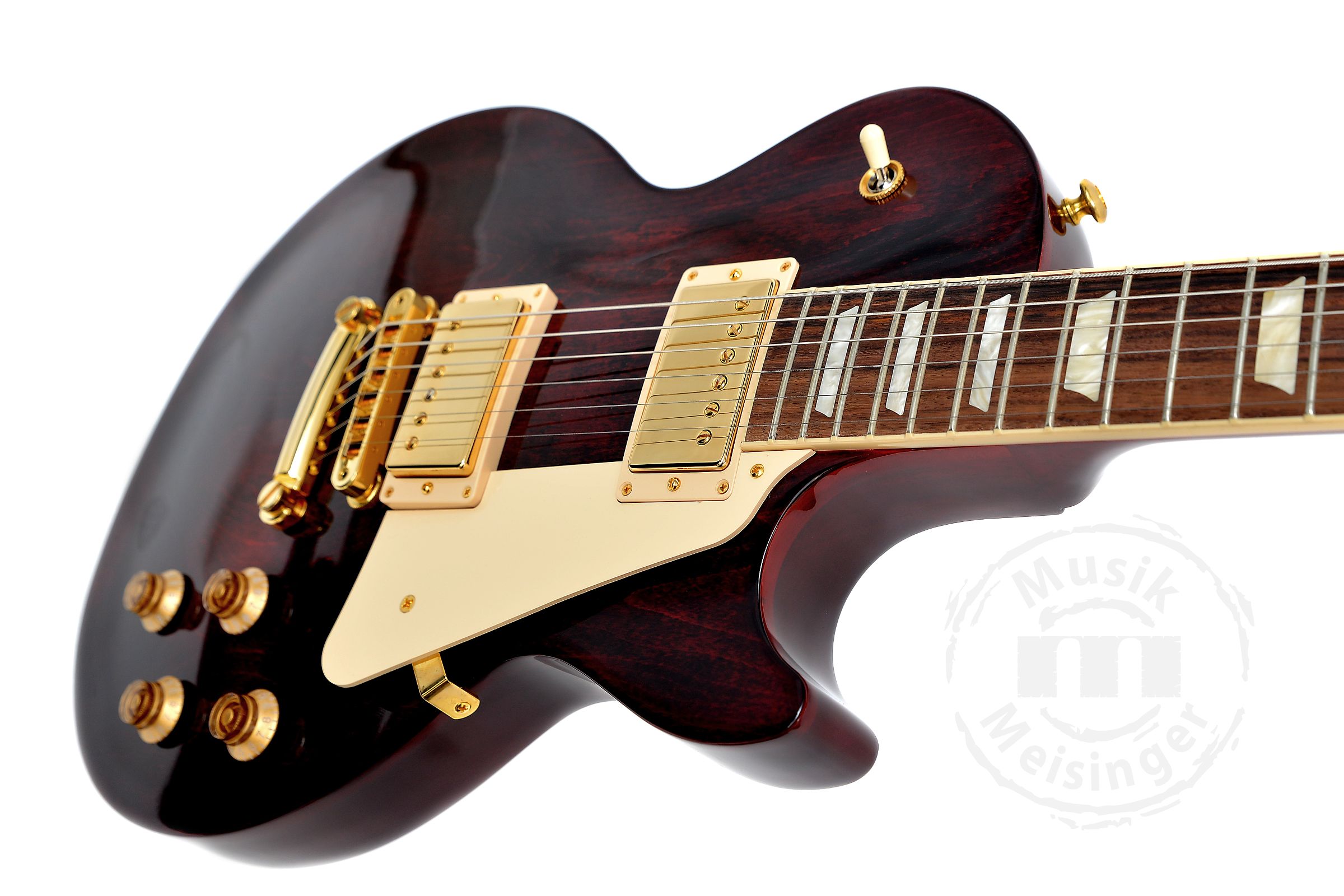 GIBSON Les Paul Studio Gold Hardware Wine Red