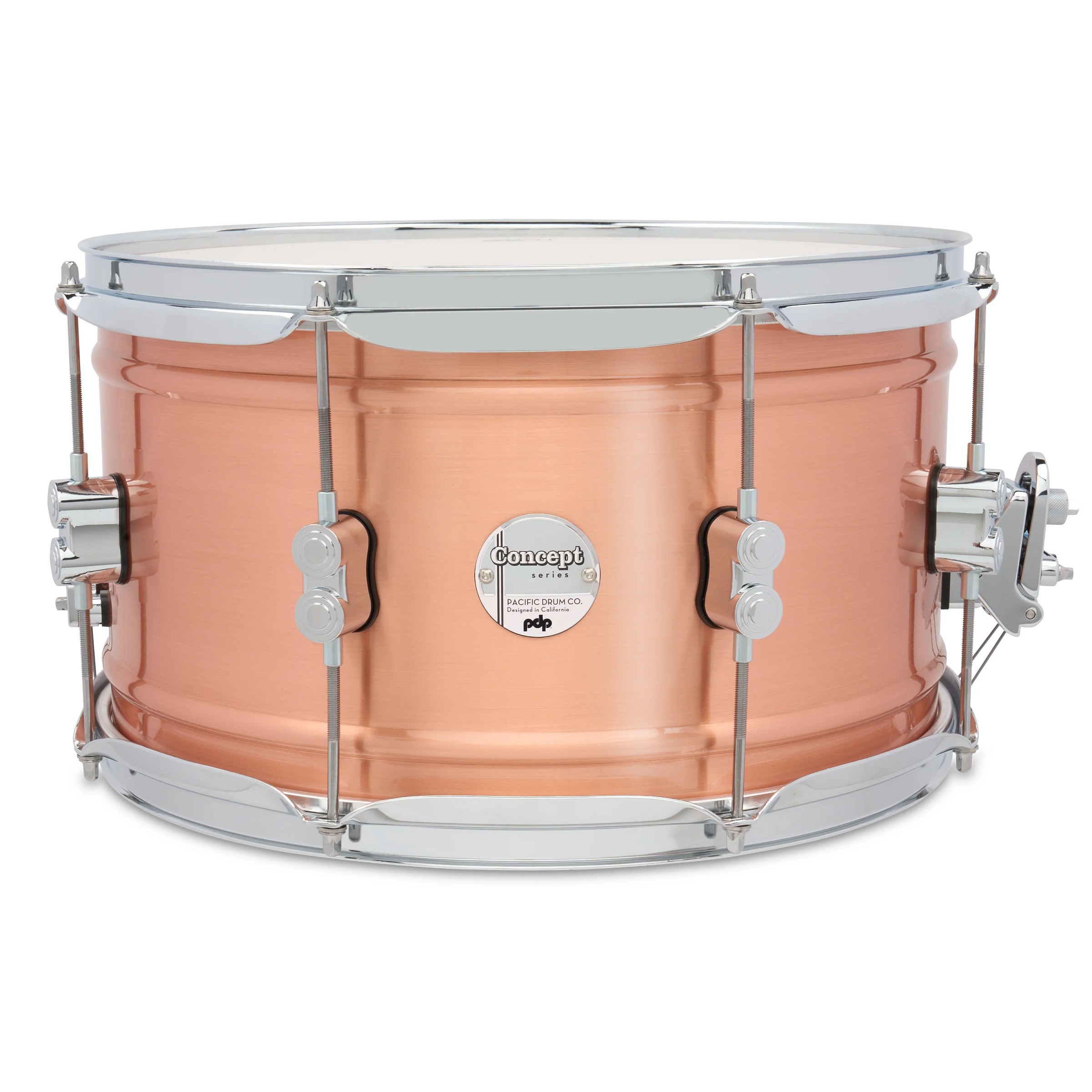 PDP Concept Brushed Copper Snare 14x8