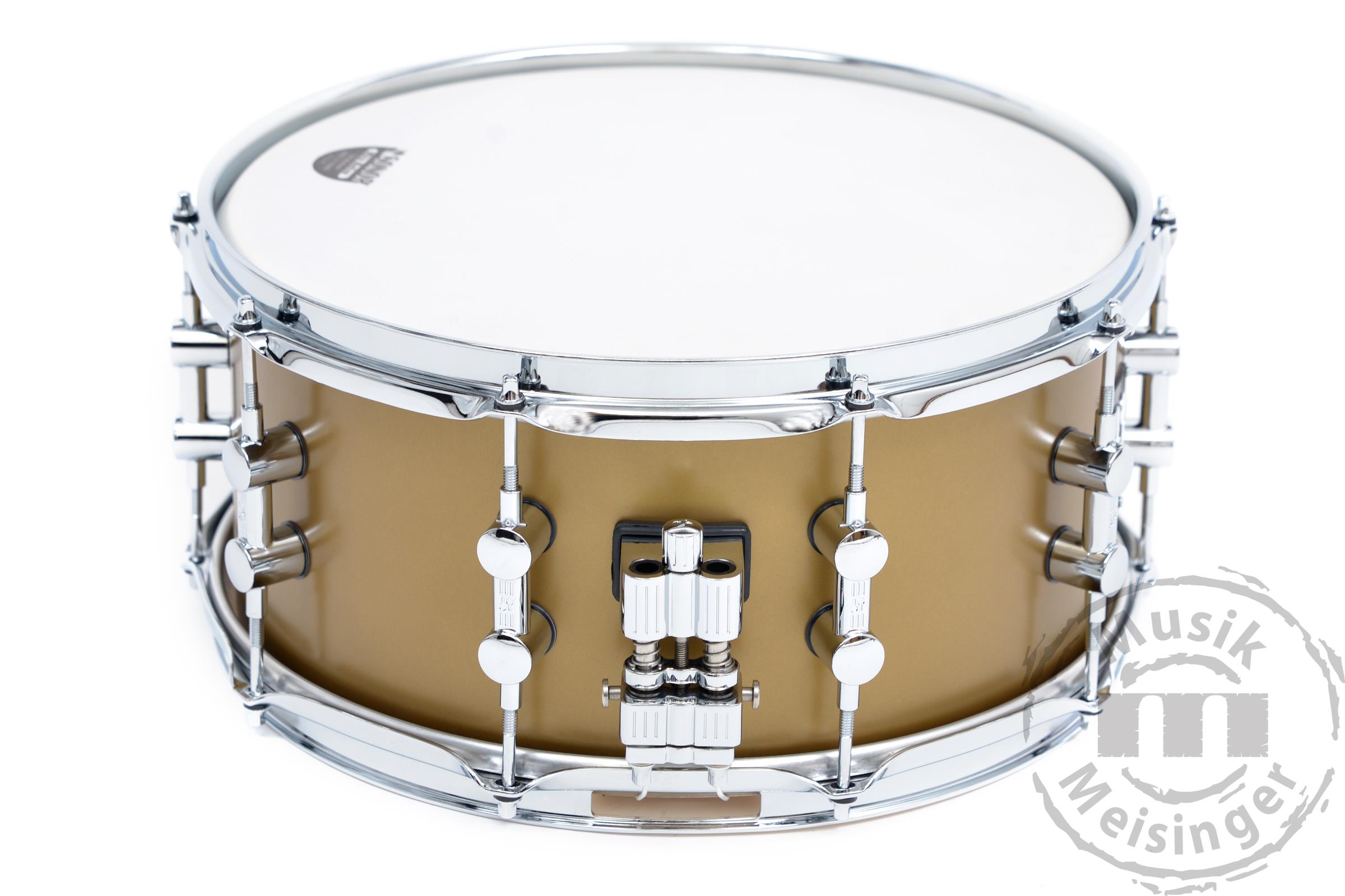 Sonor SQ1 14x5 Snare Satin Gold Metallic