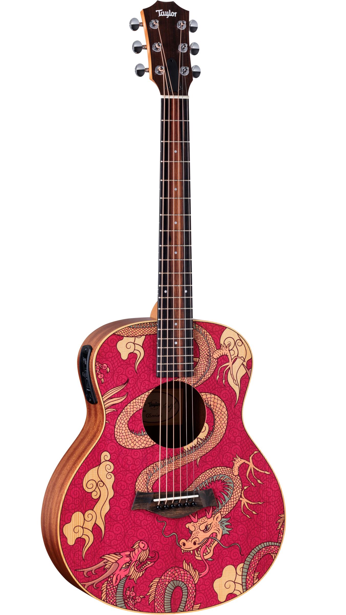 TAYLOR GS Mini-e Special Edition,Dragon,Colorful