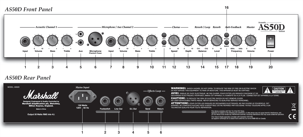 MARSHALL AS50D