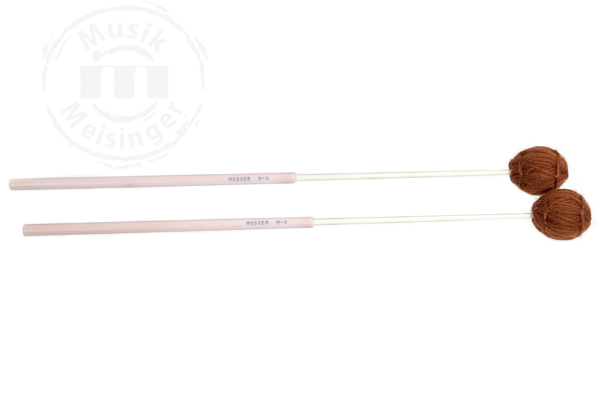 Musser M9 Marimbaschlägel Soft Brown Yarn 1 1/8"