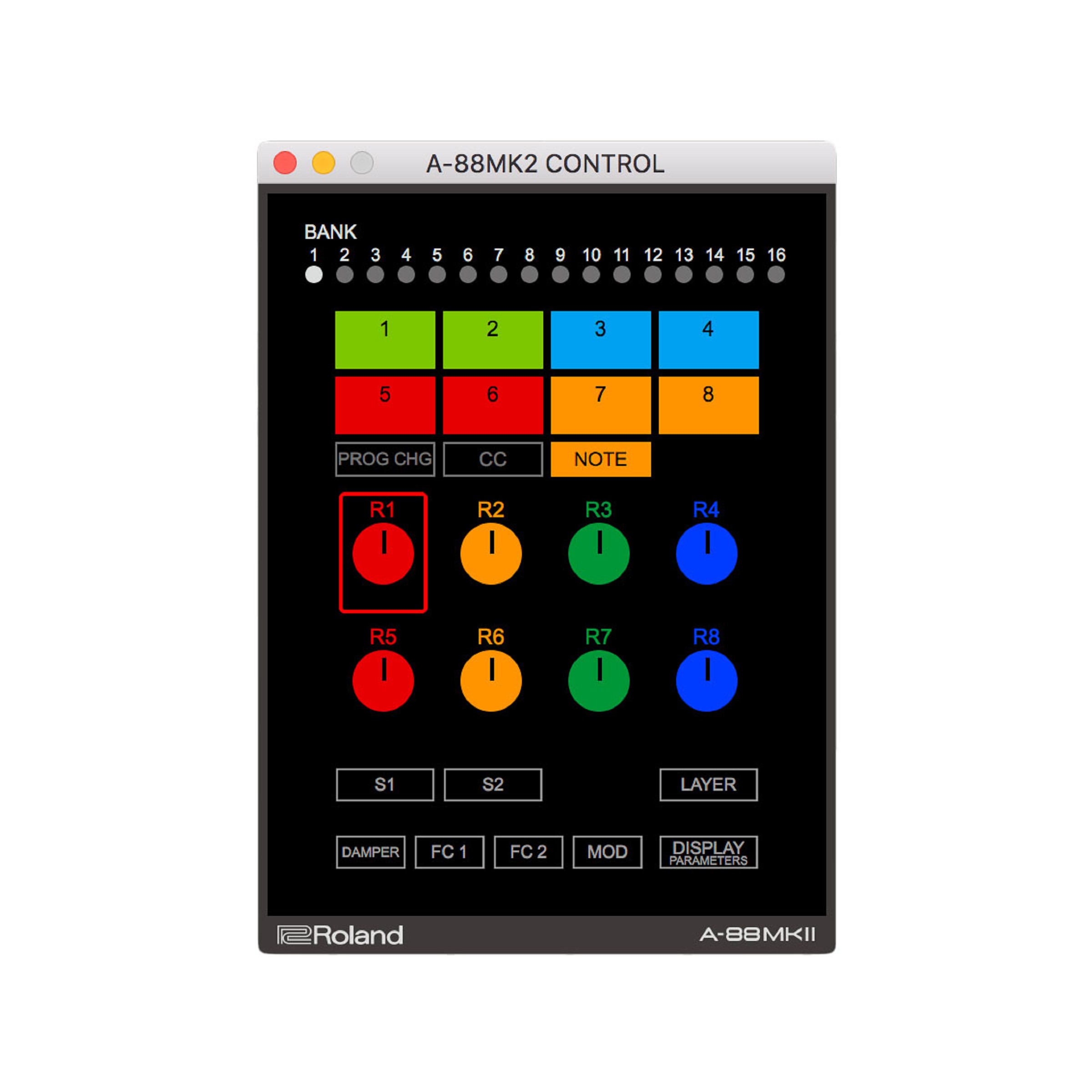 Roland A-88MKII Midi Keyboard Controller (Retoure)
