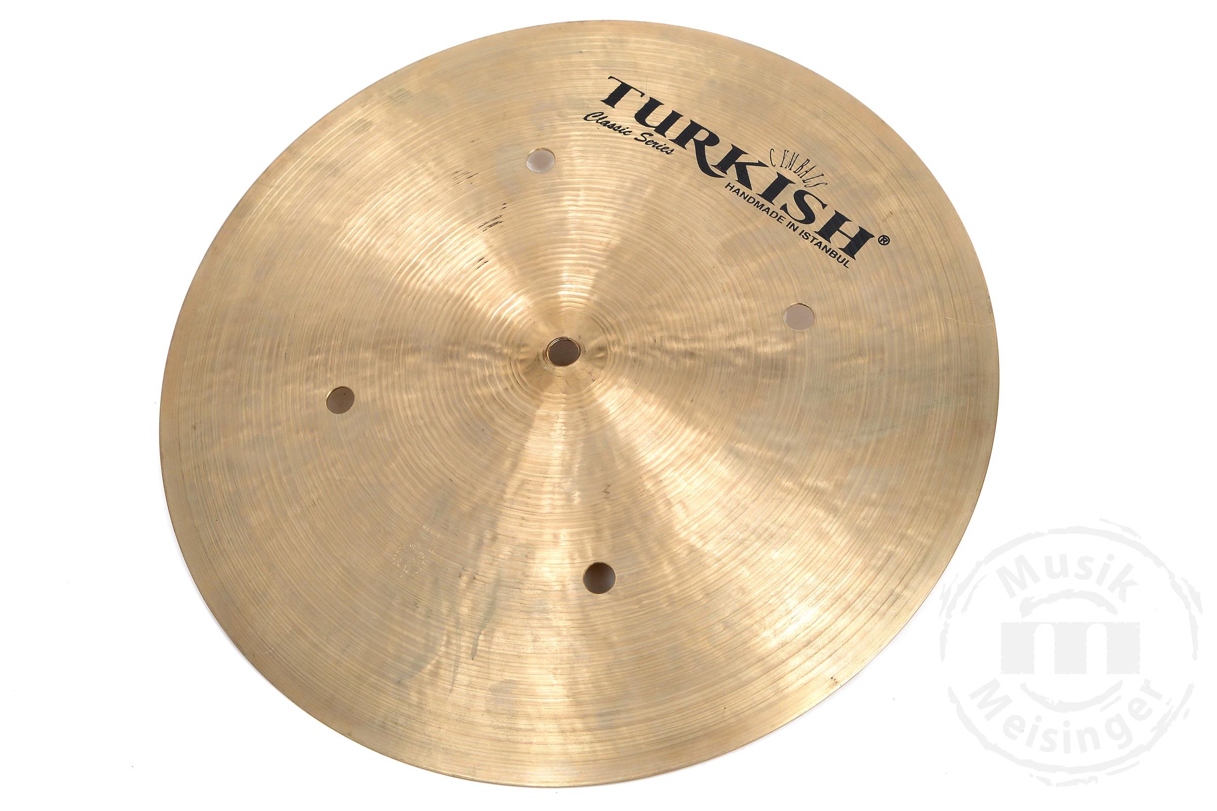 Turkish Cymbals Classic 14" Hihat Flat Hole (NUR BOTTOM)