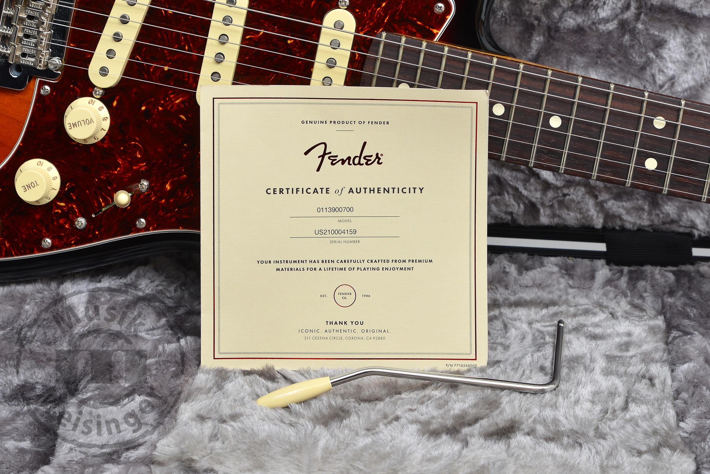 FENDER AM PRO II STRAT RW 3TSB #GEBRAUCHT FENDER AM PRO II STRAT RW 3TSB #GEBRAUCHT