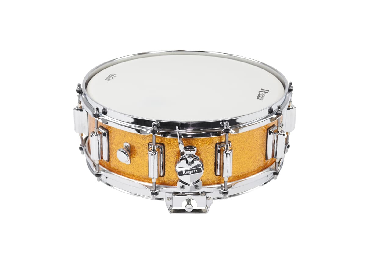 Rogers 14x5 Dyna-Sonic Snare Gold Sparkle Rogers 14x5 Dyna-Sonic Snare Gold Sparkle