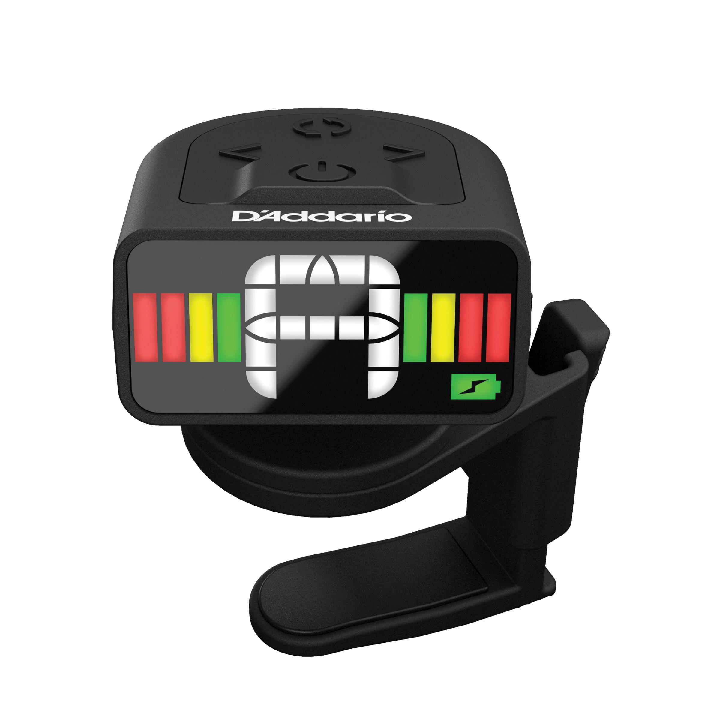 DAddario Micro Headstock Tuner USB-C-Akku