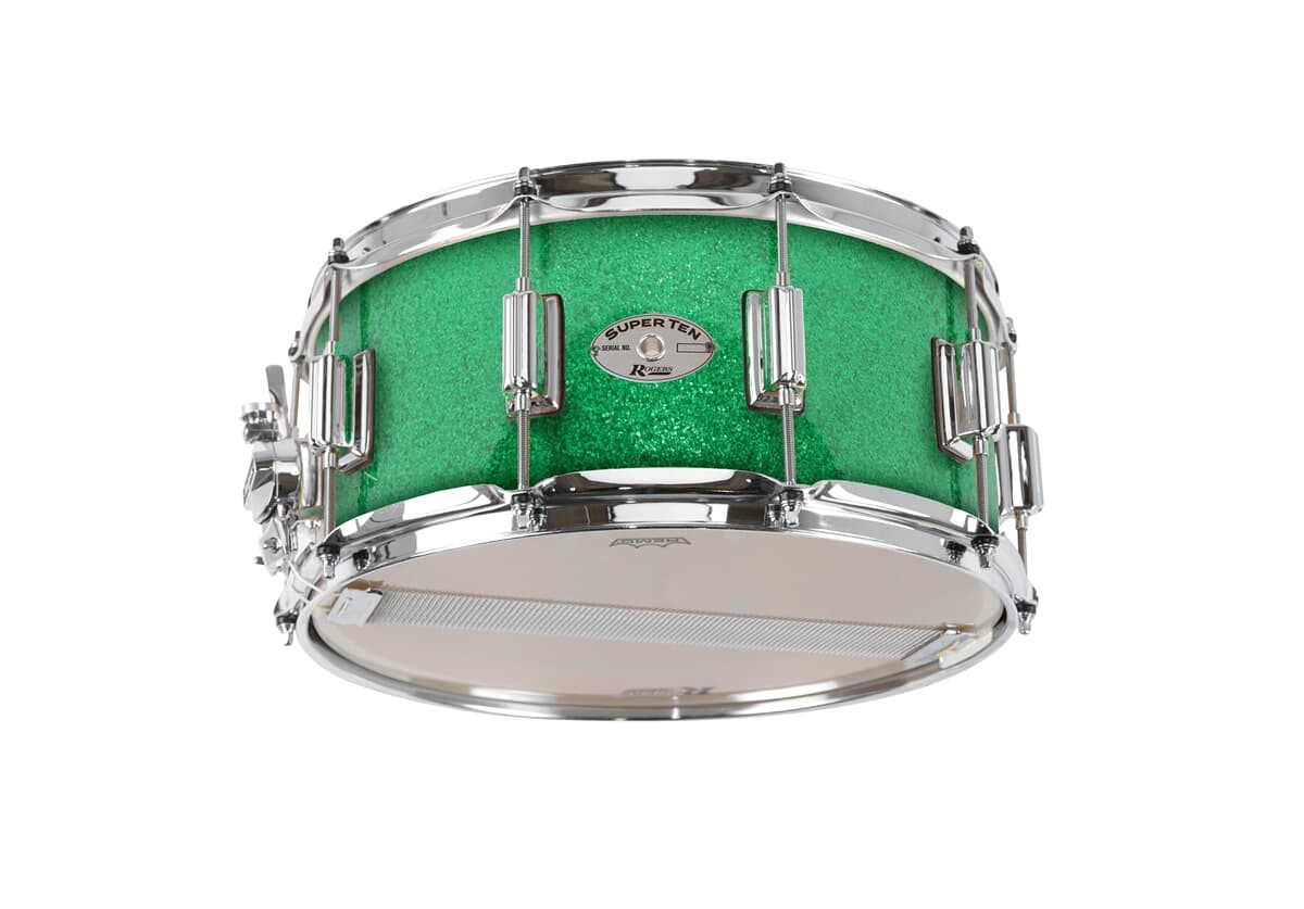 Rogers 14x6,5 Super Ten Green Sparkle Rogers 14x6,5 Super Ten Green Sparkle