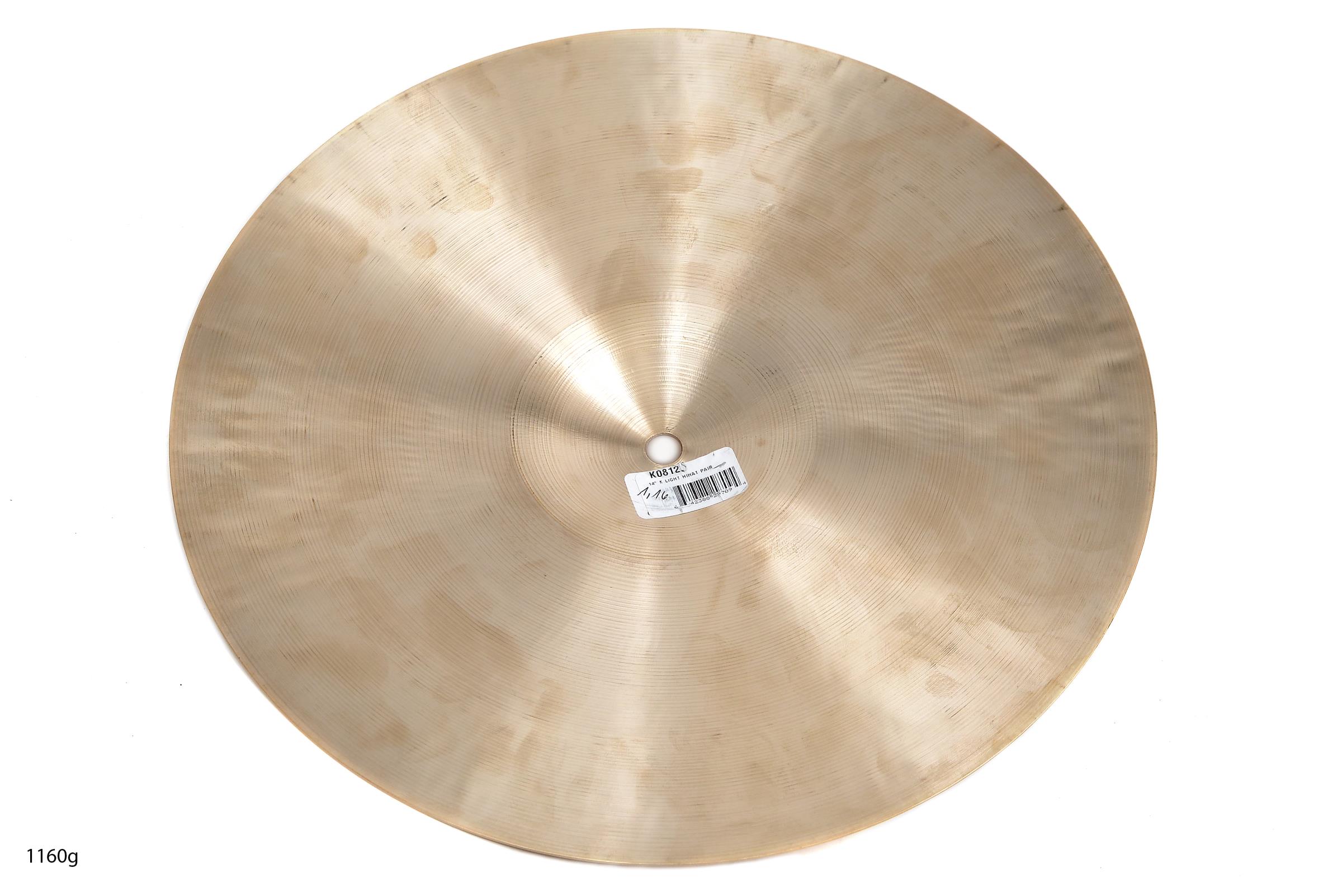Zildjian K Light Hats 14" Bottom! Zildjian K Light Hats 14" Bottom!