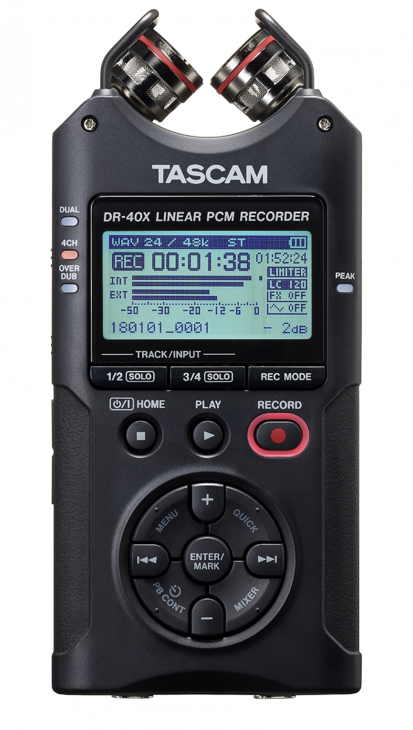 Tascam DR-40X 4-Spur-Handheld-Recorder