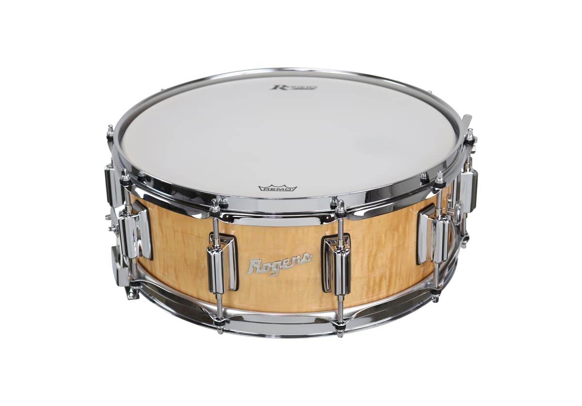 Rogers 14x5 Dyna-Sonic Snare Curly Maple