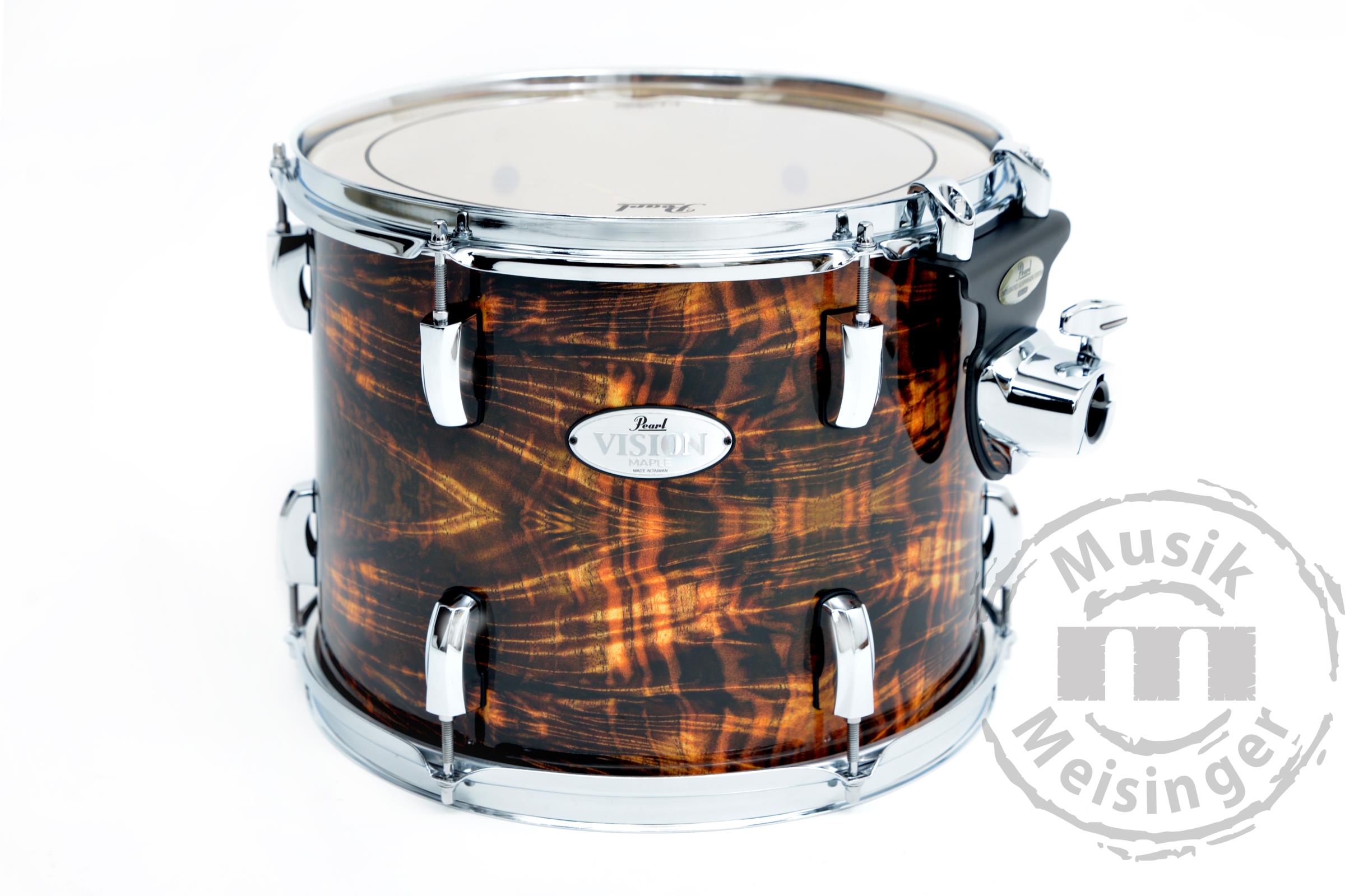Pearl Vision VML 13x10 Tom Tom Feather Walnut w/ISS Pearl Vision VML 13x10 Tom Tom Feather Walnut w/ISS