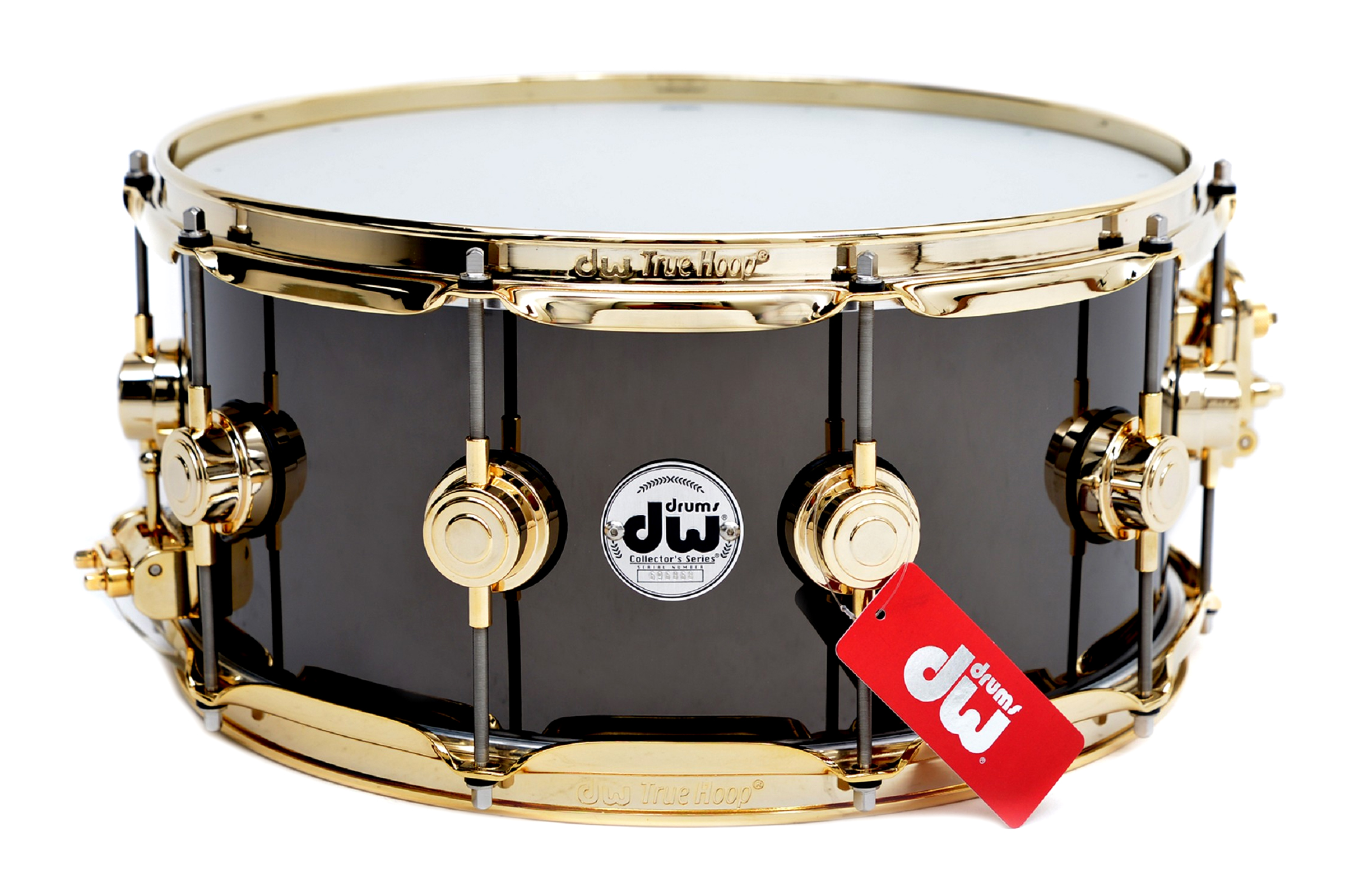 dw Snare 14x6,5 Black Nickel Over Brass Gold HDWR