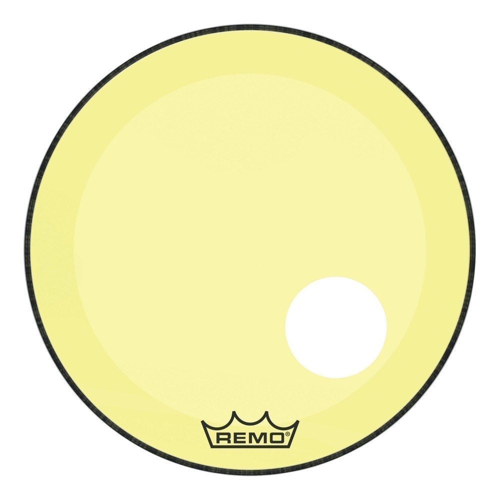 Remo Fell Colortone Powerstroke 3 Reso 22" Yellow (mit loch)