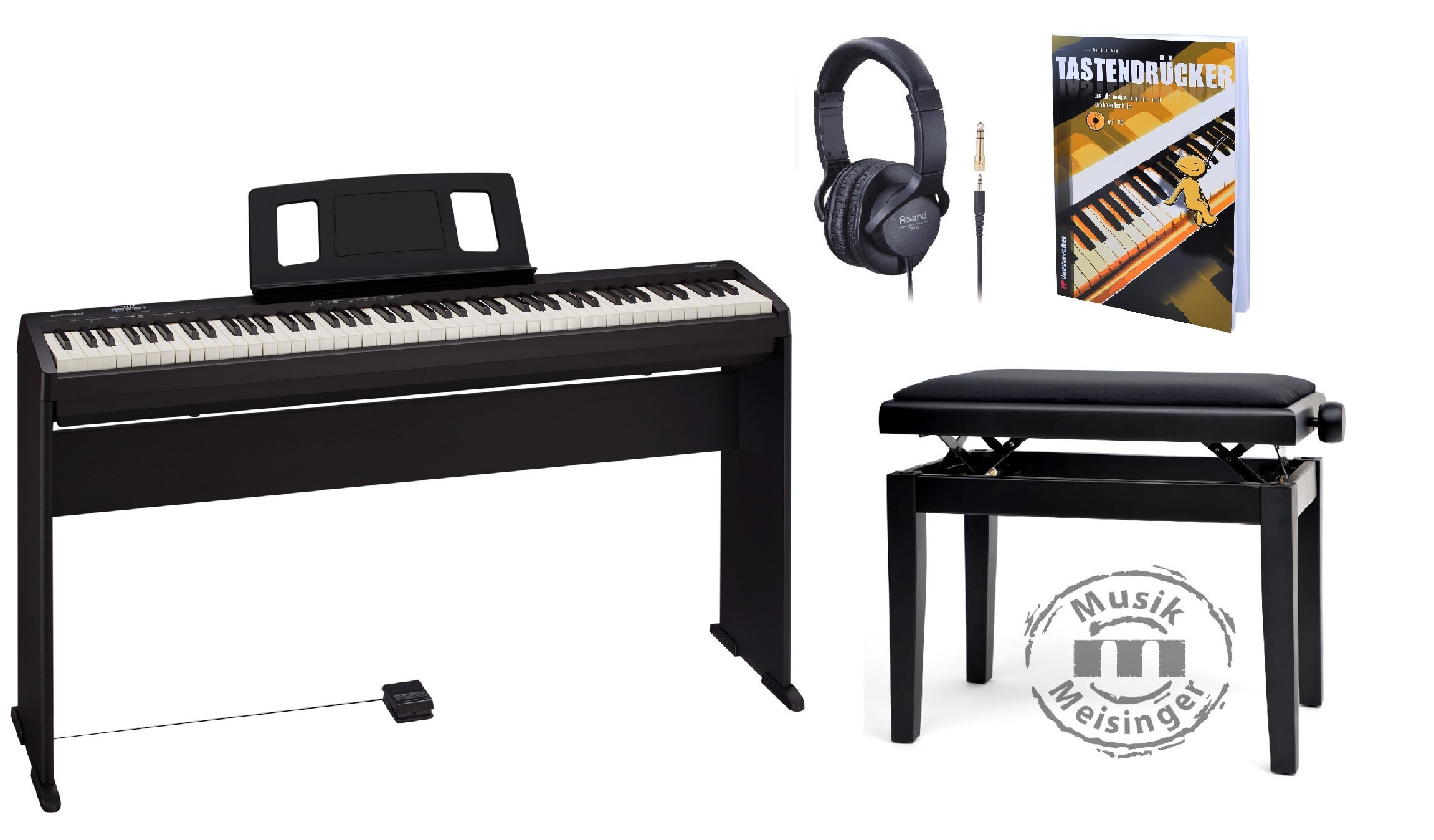 Roland FP-10 Stagepiano Bundle