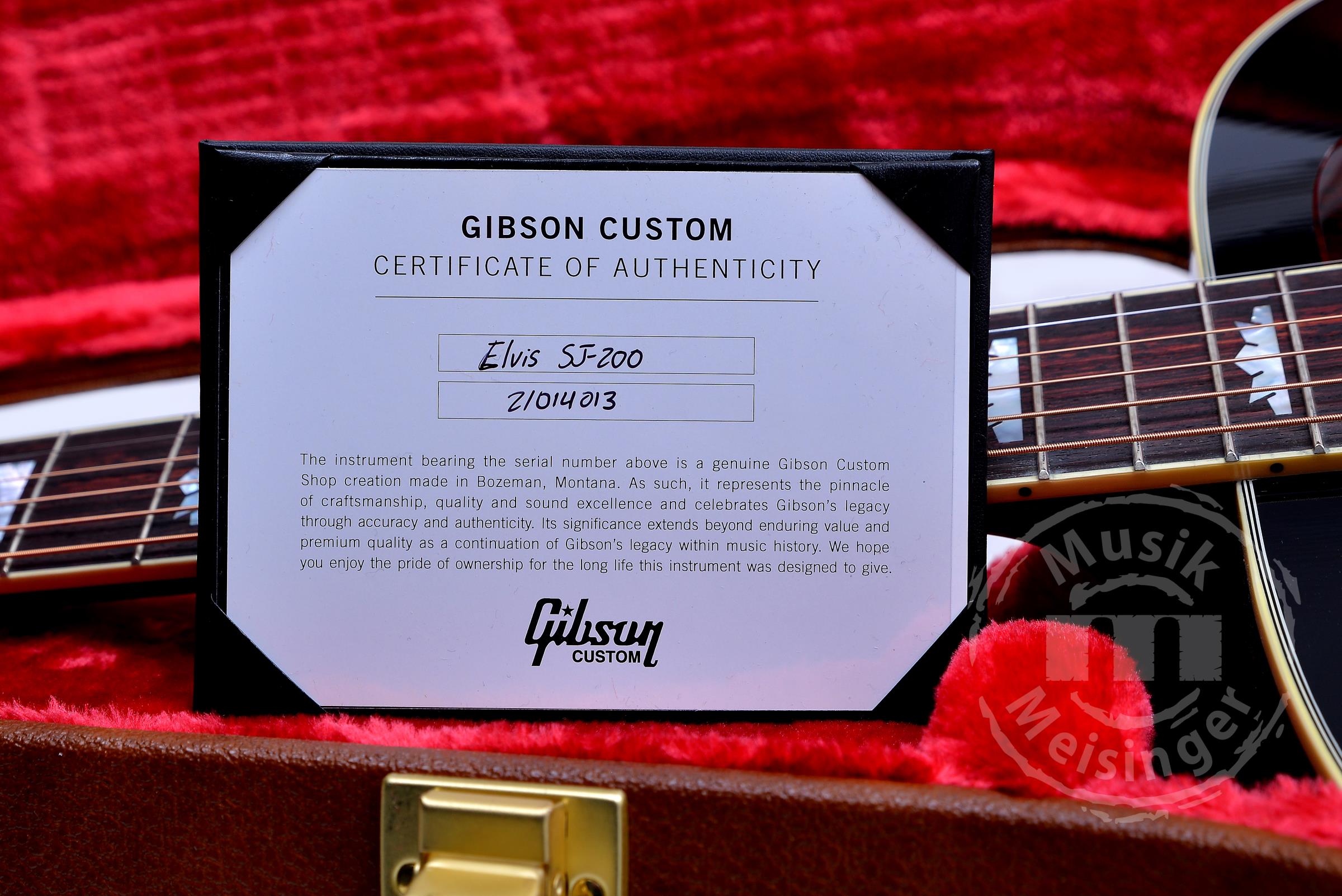 GIBSON Elvis SJ-200 Ebony