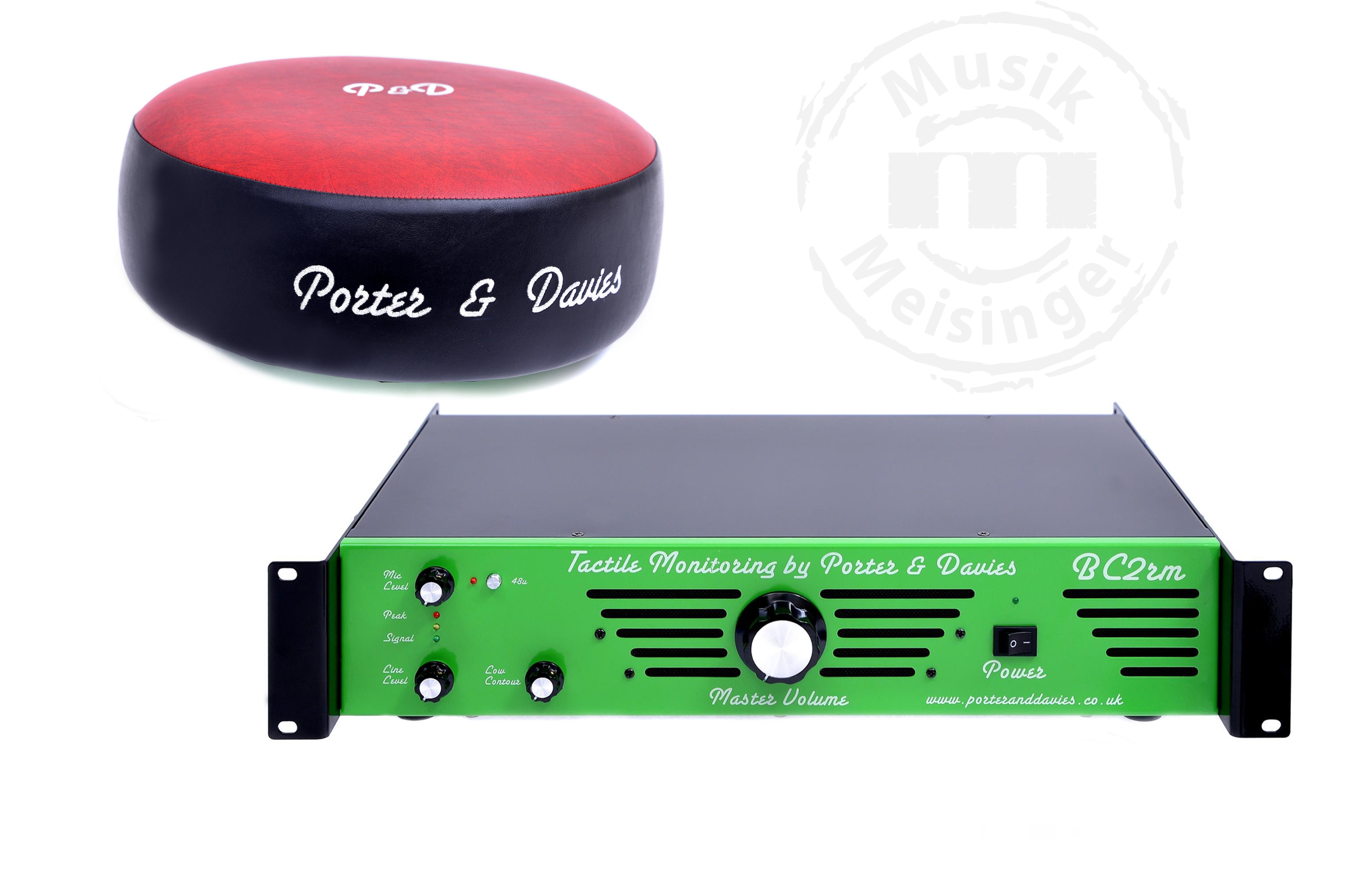 Porter & Davies BC2rm - mit - Musik Meisinger Edt. Red/Black - Round