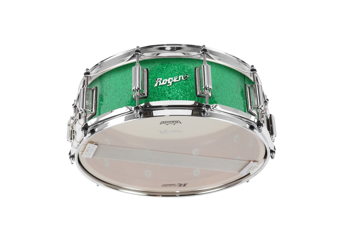 Rogers 14x5 Super Ten Snare Green Sparkle