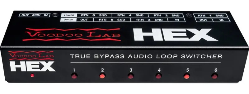VOODOO LAB HEX Audio Loop Switcher