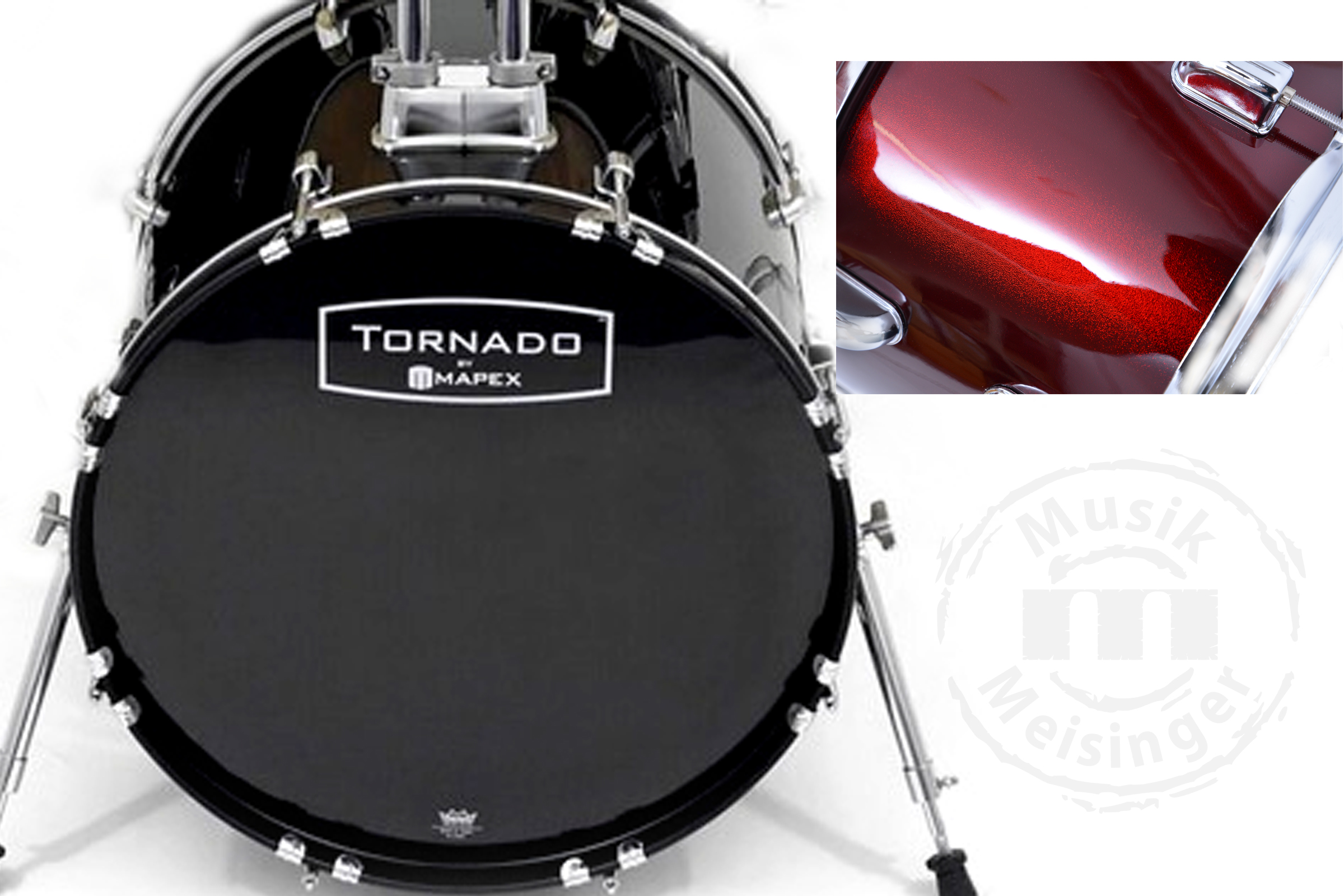 Mapex Tornado 20x16 BD Dark Red