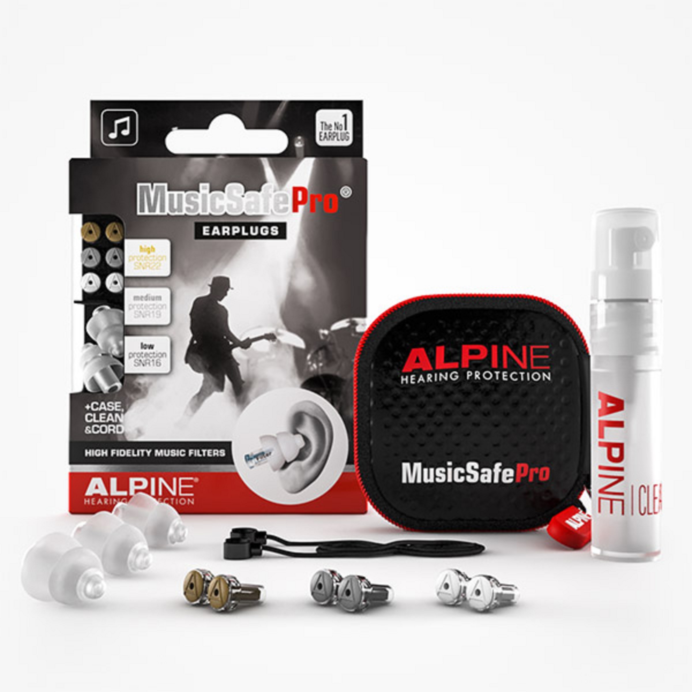 Alpine Music Safe Pro Gehörschutz Transparent (Neue Version)