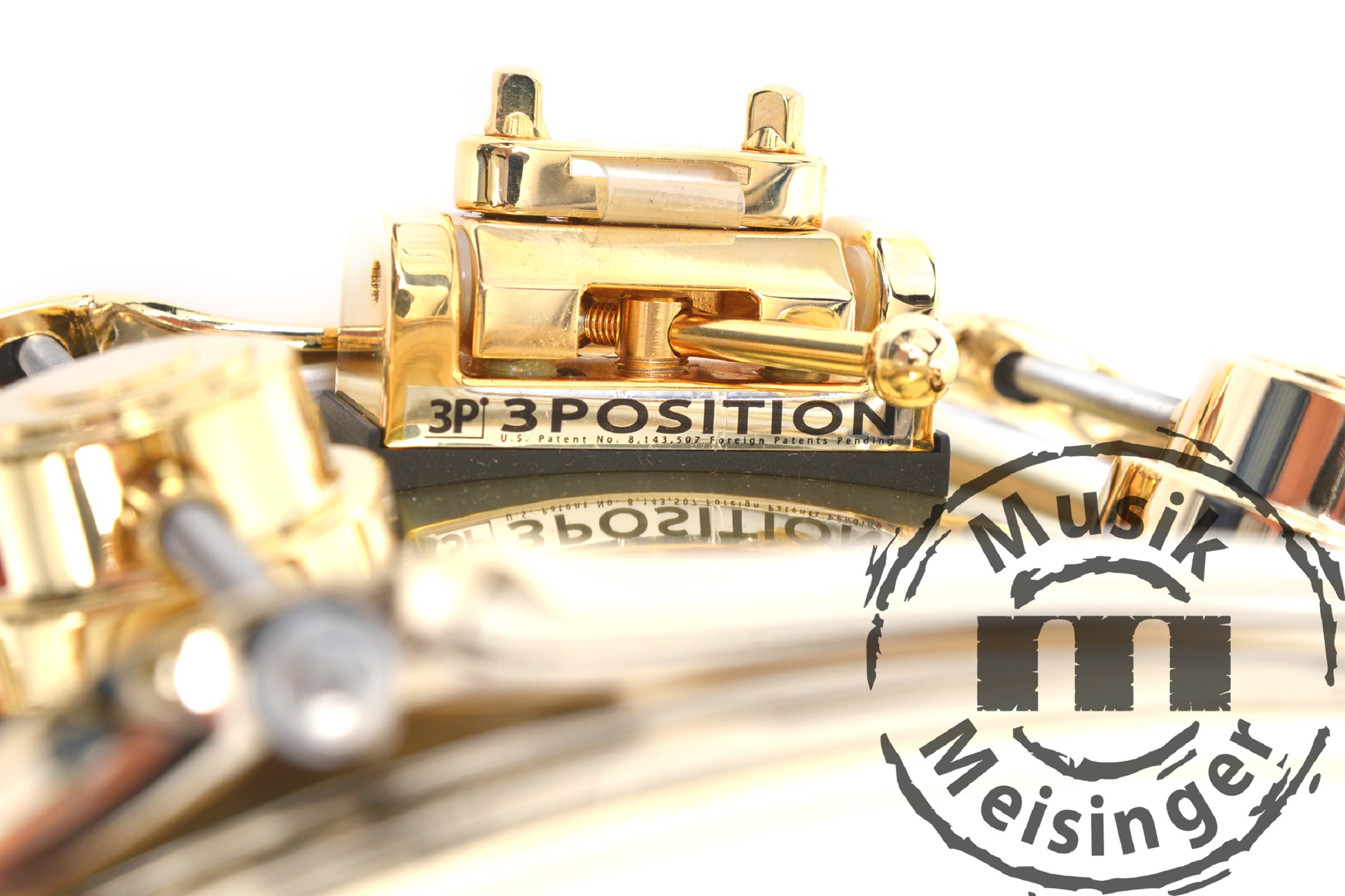 dw Snare 14x6,5 Messingguss poliert mit Gold HW