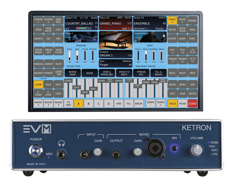 Ketron EVM Bundle : EVM + Monitor + Rucksack