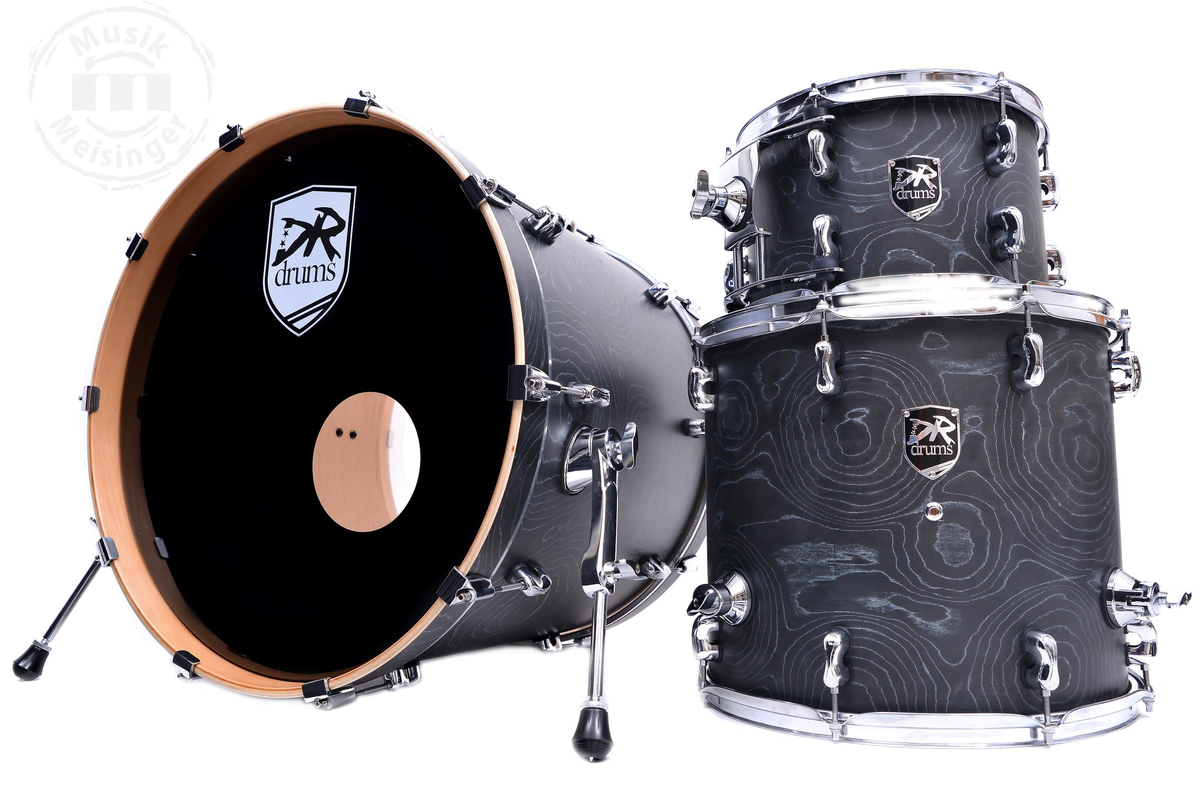 DR Drums Stage Attack 22BD/12TT/16FT Black Bulls