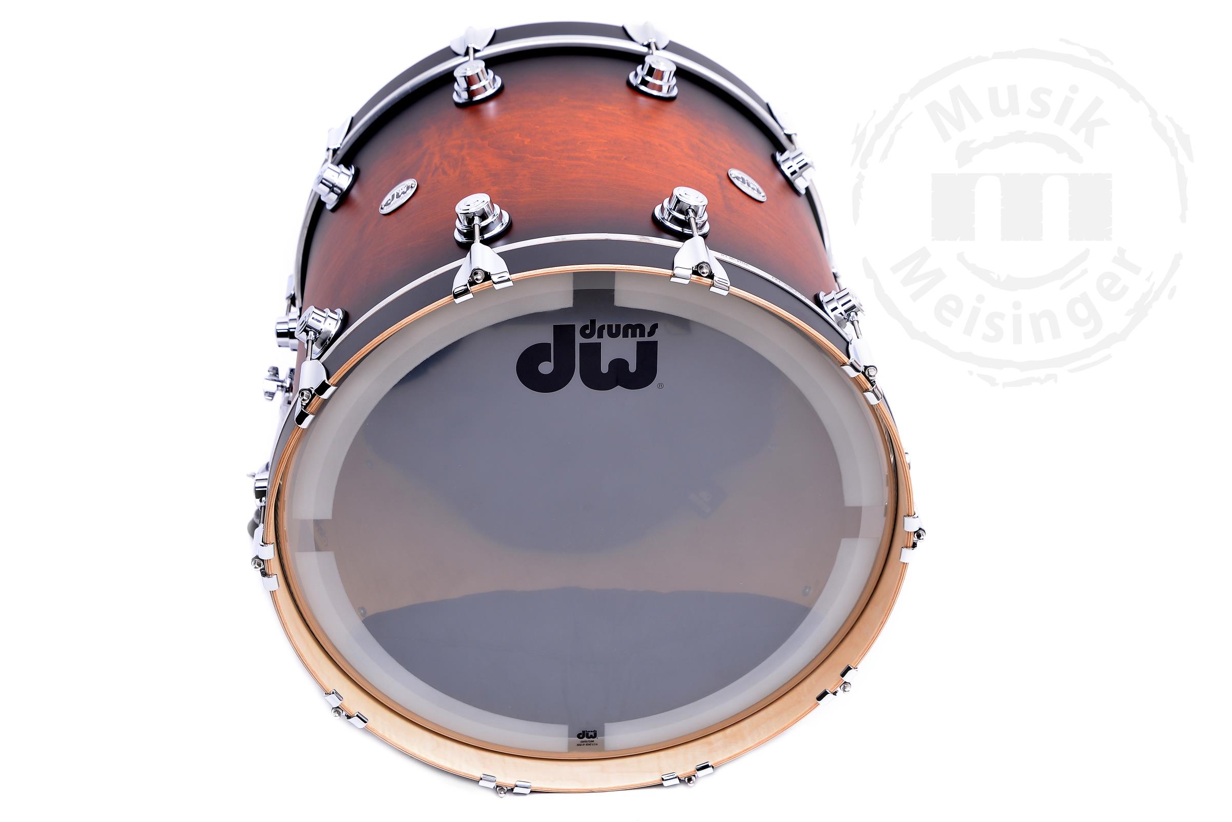 dw Collectors 22B/10T/12T/16FT  Tobacco To Ebony Burst