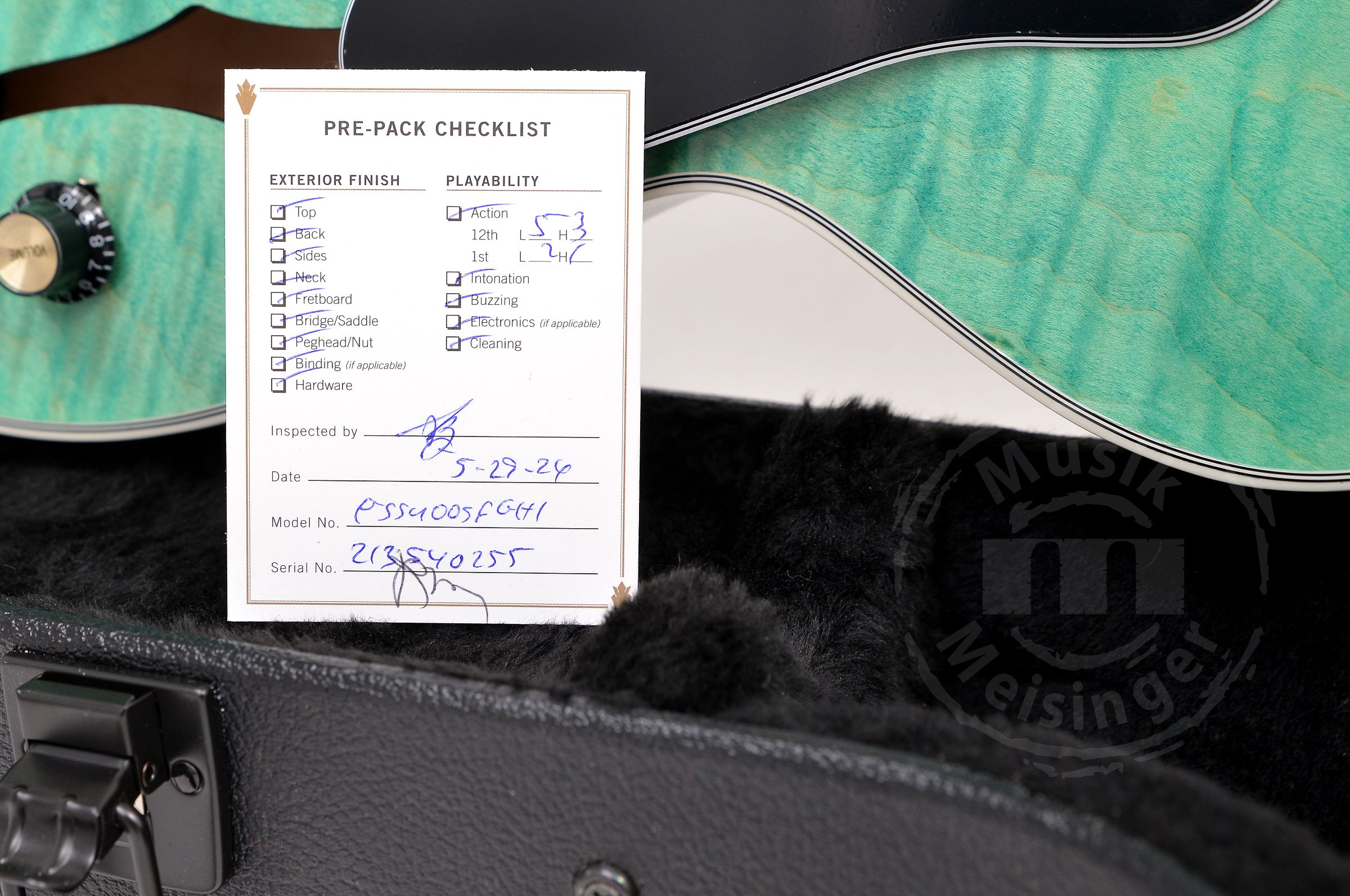 GIBSON ES Supreme Seafoam Green