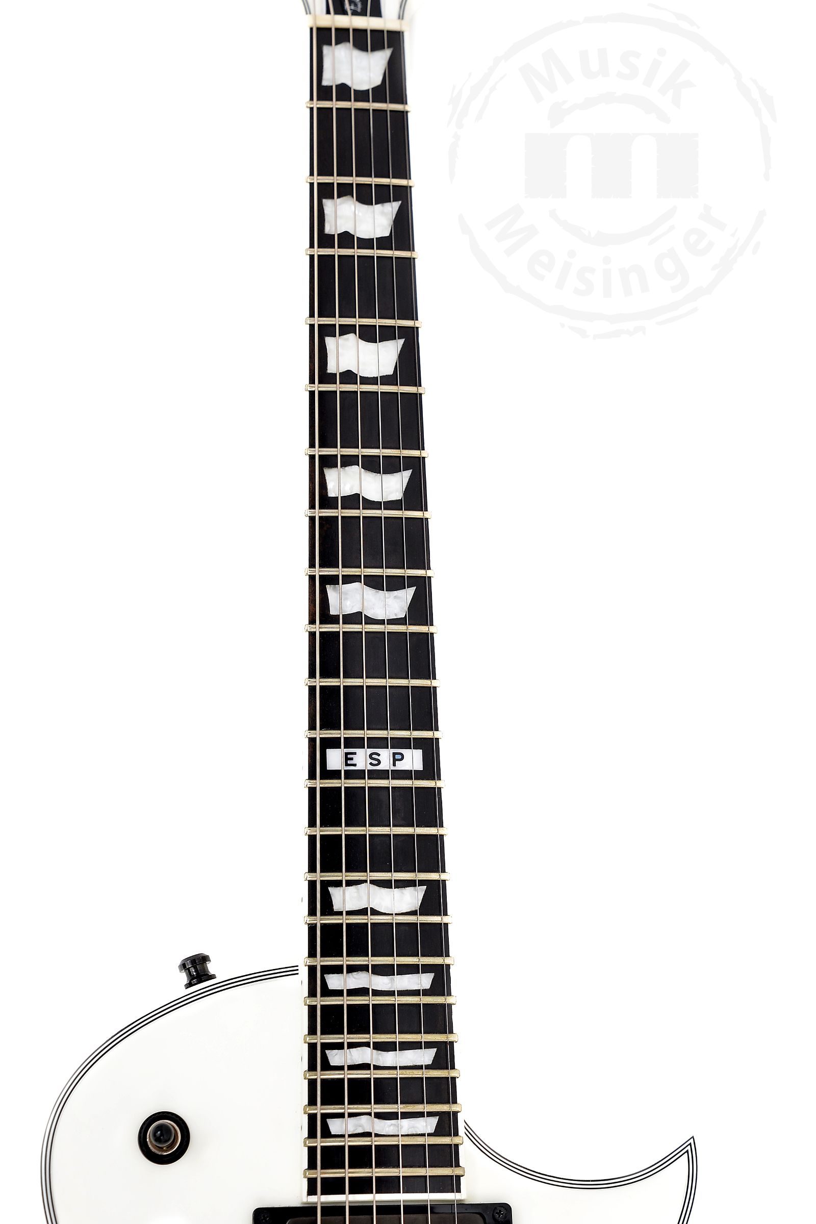 ESP E-II Eclipse Snow White Satin #GEBRAUCHT