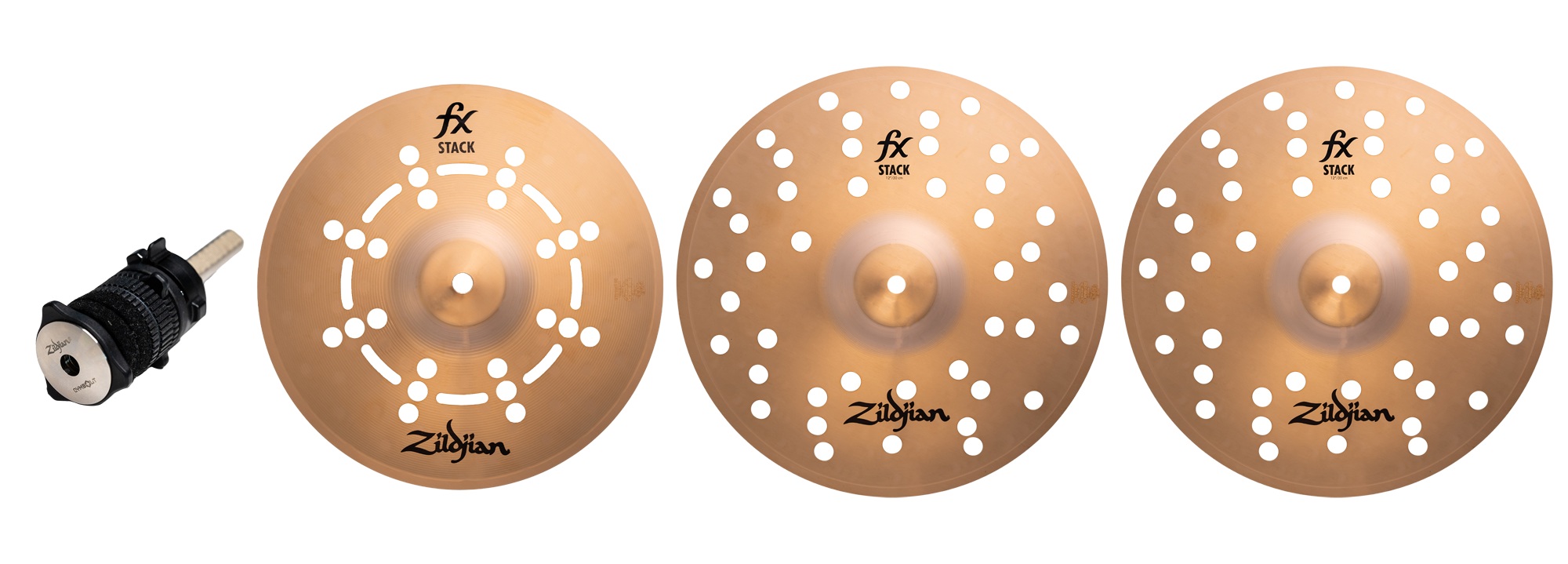 Zildjian Effect FX 12" Stack traditional mit Cymbolt