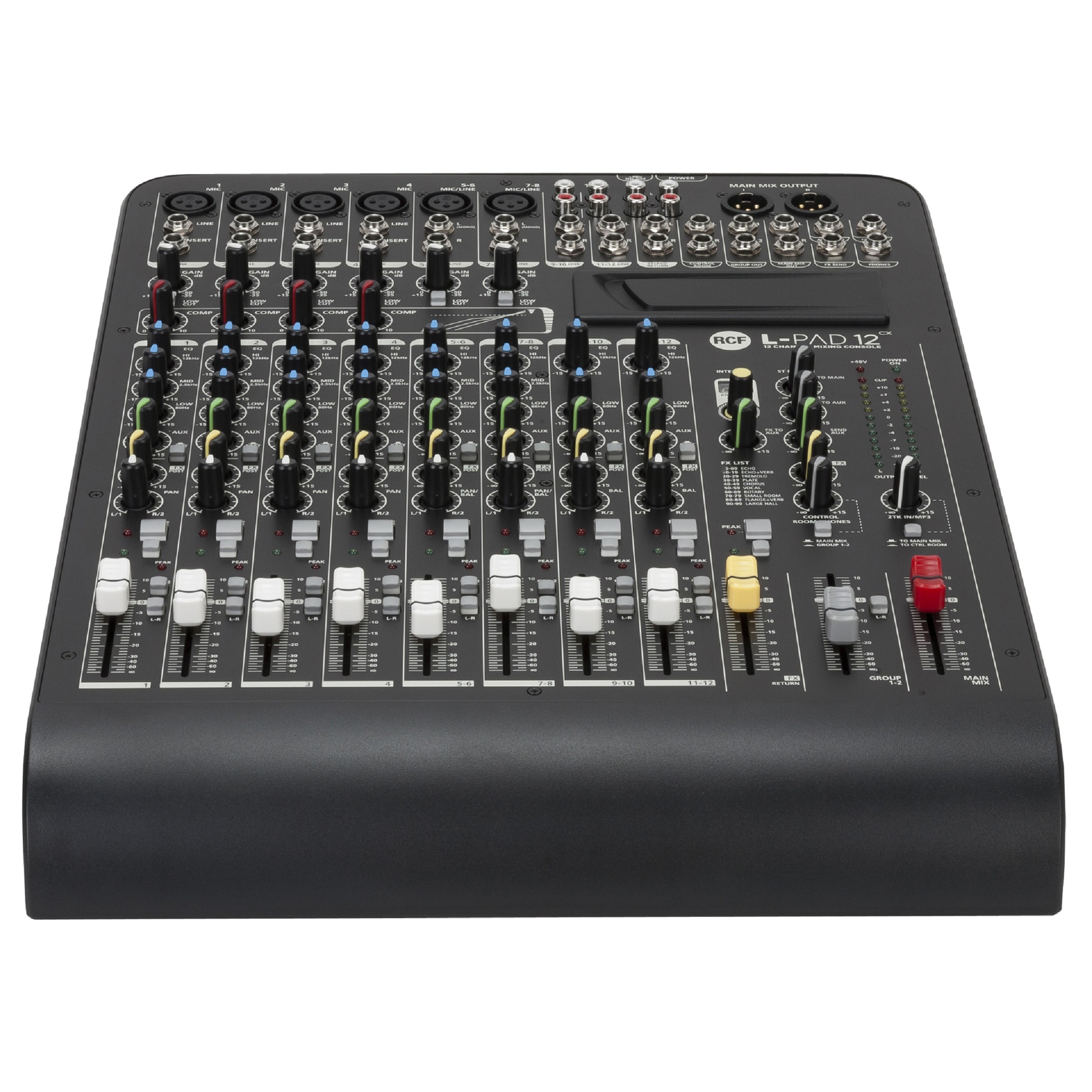 RCF L-PAD 12CX Mixer mit Kartenslot und FX