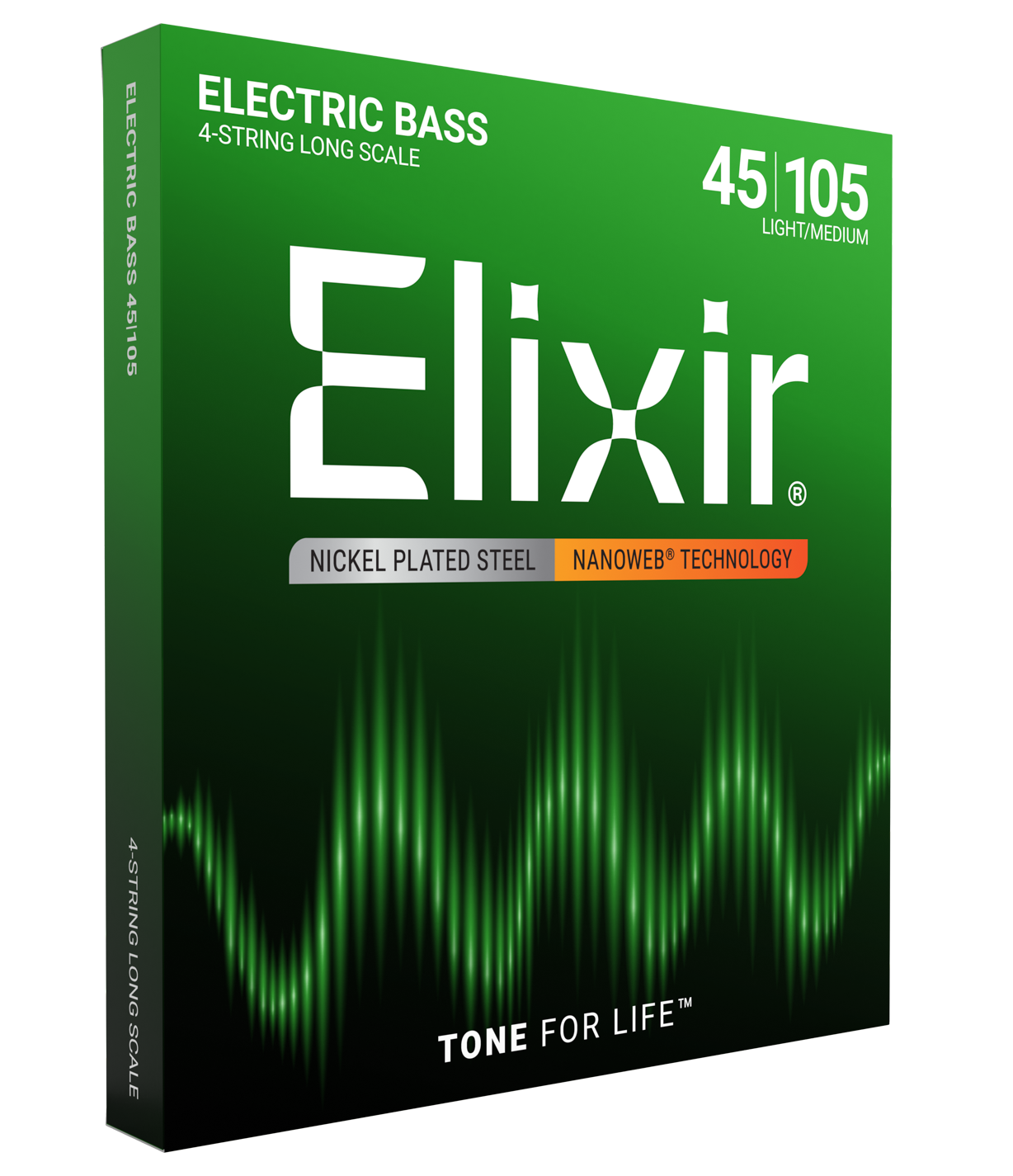 ELIXIR NANOWEB LIGHT/MEDIUM BASS