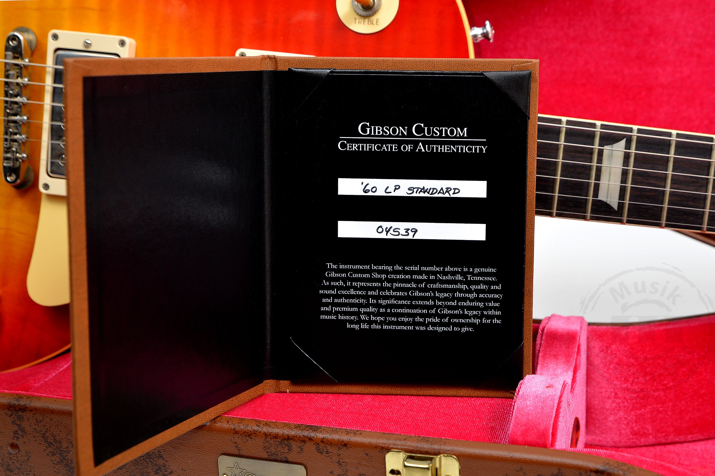 GIBSON 1960 Les Paul Standard Reissue VOS Washed Cherry Sunburst