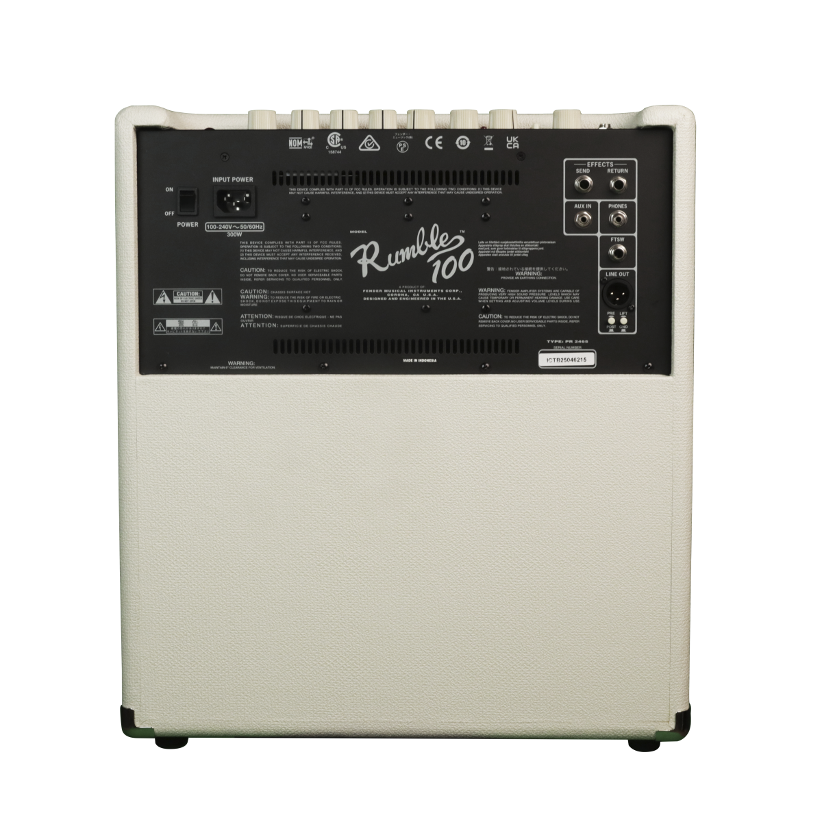 FENDER RUMBLE 100 V3 IVORY 230V EU